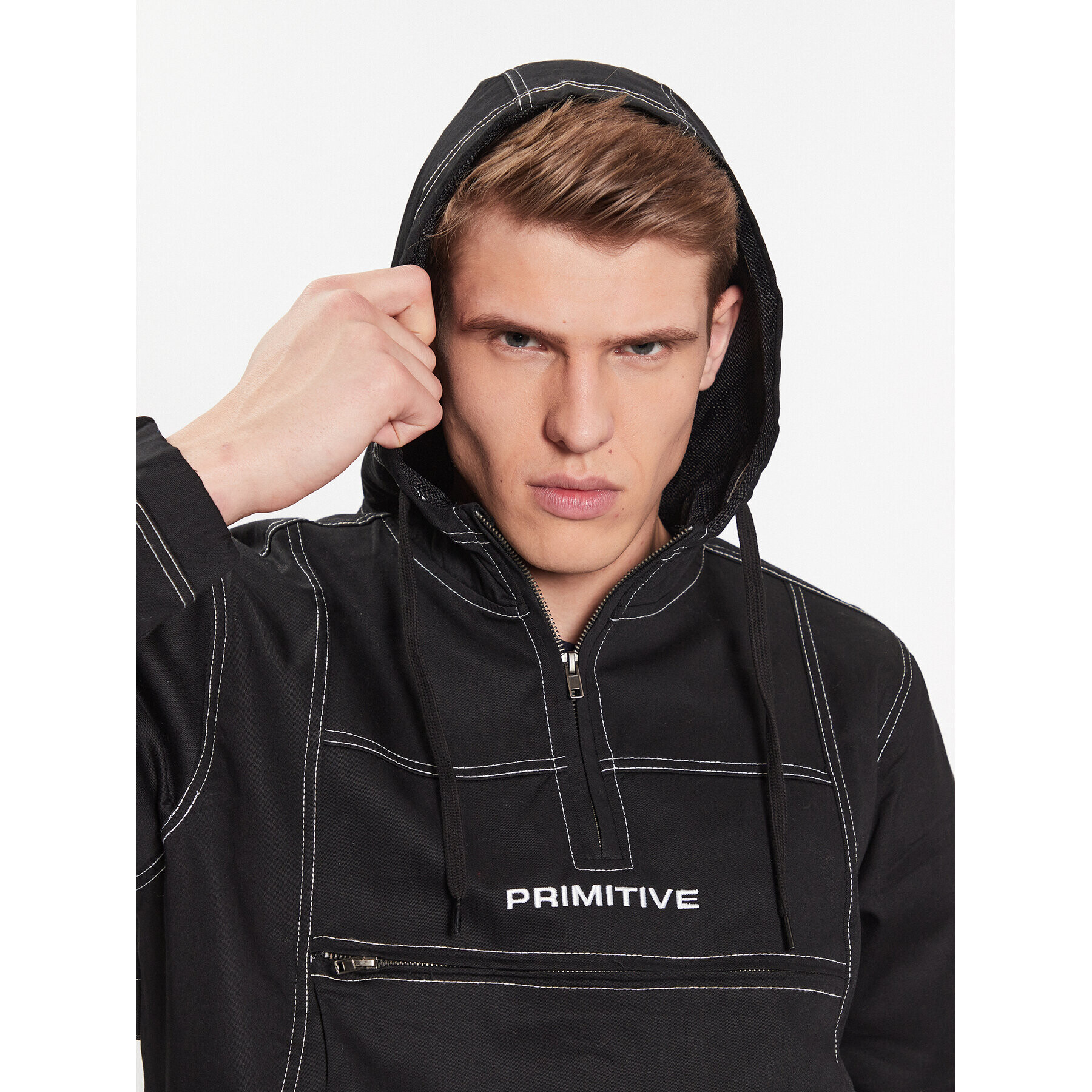 Primitive Anorak Concord PA123106 Črna Regular Fit - Pepit.si