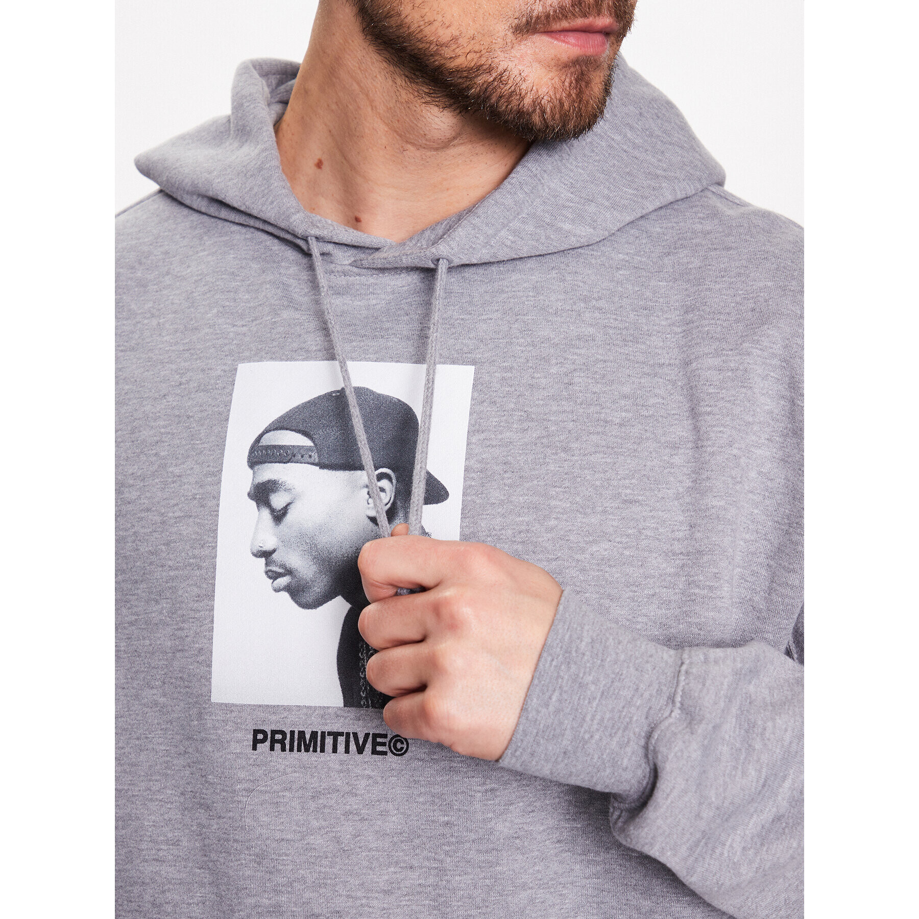 Primitive Jopa 2Pac P14392 Siva Regular Fit - Pepit.si