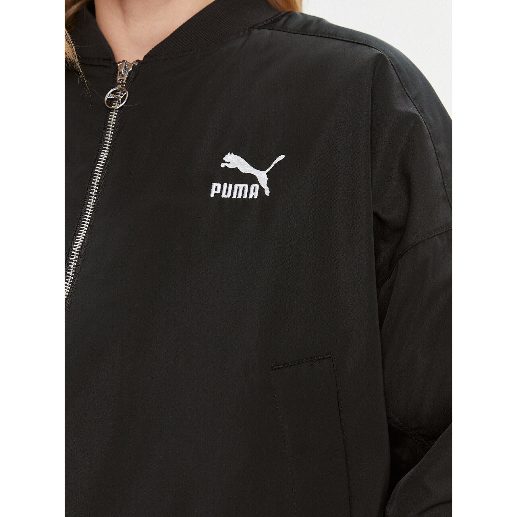 Puma Bomber jakna T7 621689 Črna Oversize - Pepit.si