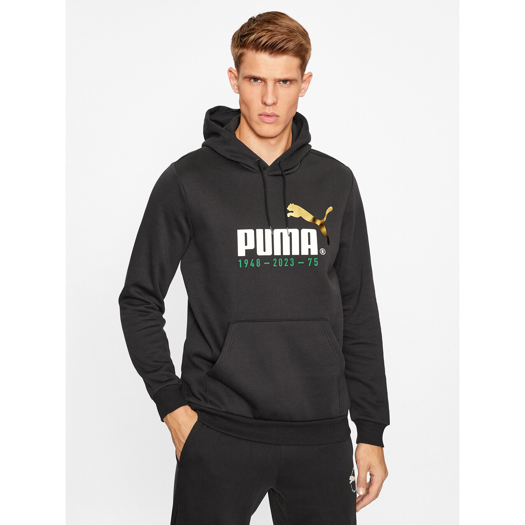 Puma Jopa No. 1 Logo Celebration 676021 Črna Regular Fit - Pepit.si