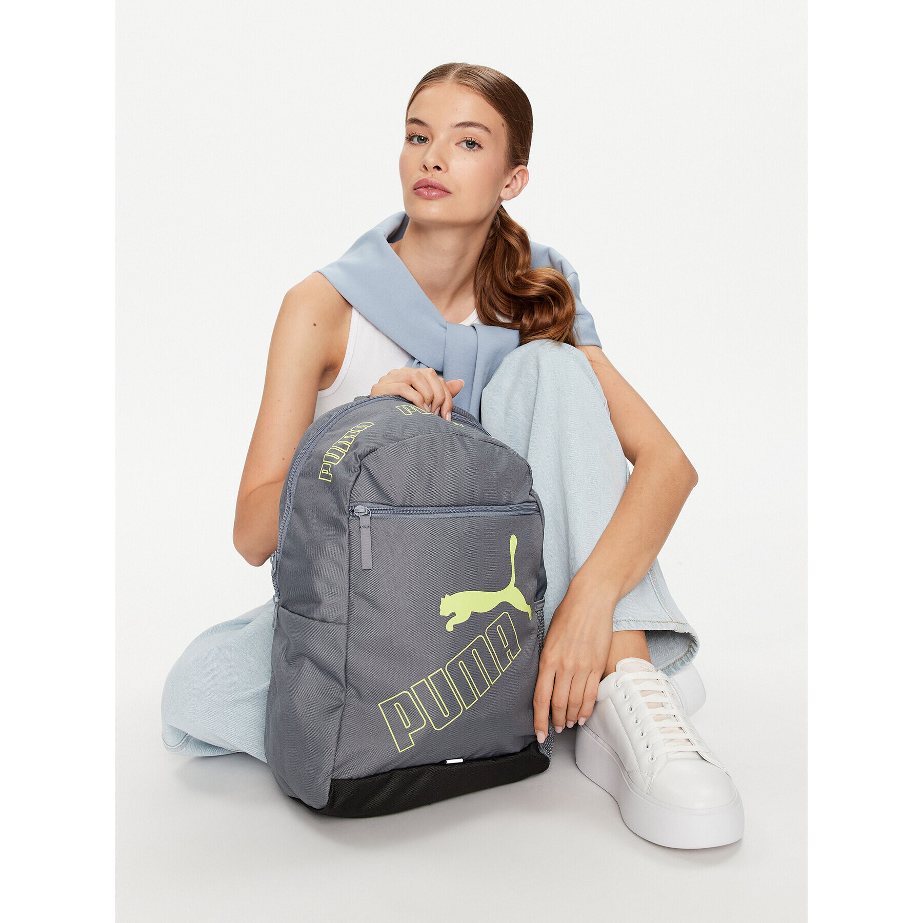 Puma Nahrbtnik Phase Backpack II 077295 28 Siva - Pepit.si