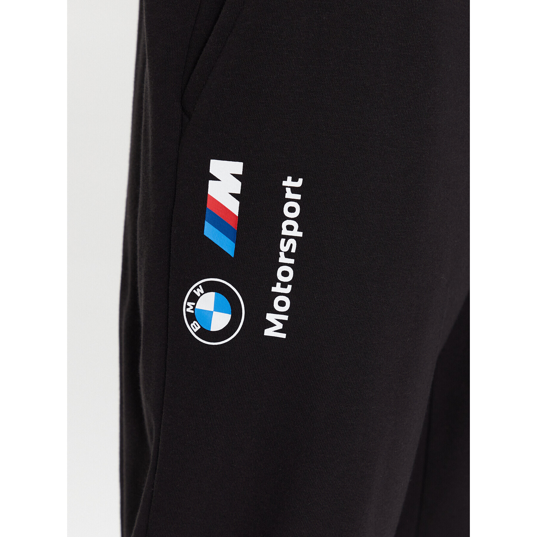 Puma Spodnji del trenirke Bmw Mms Ess 538145 Črna Regular Fit - Pepit.si