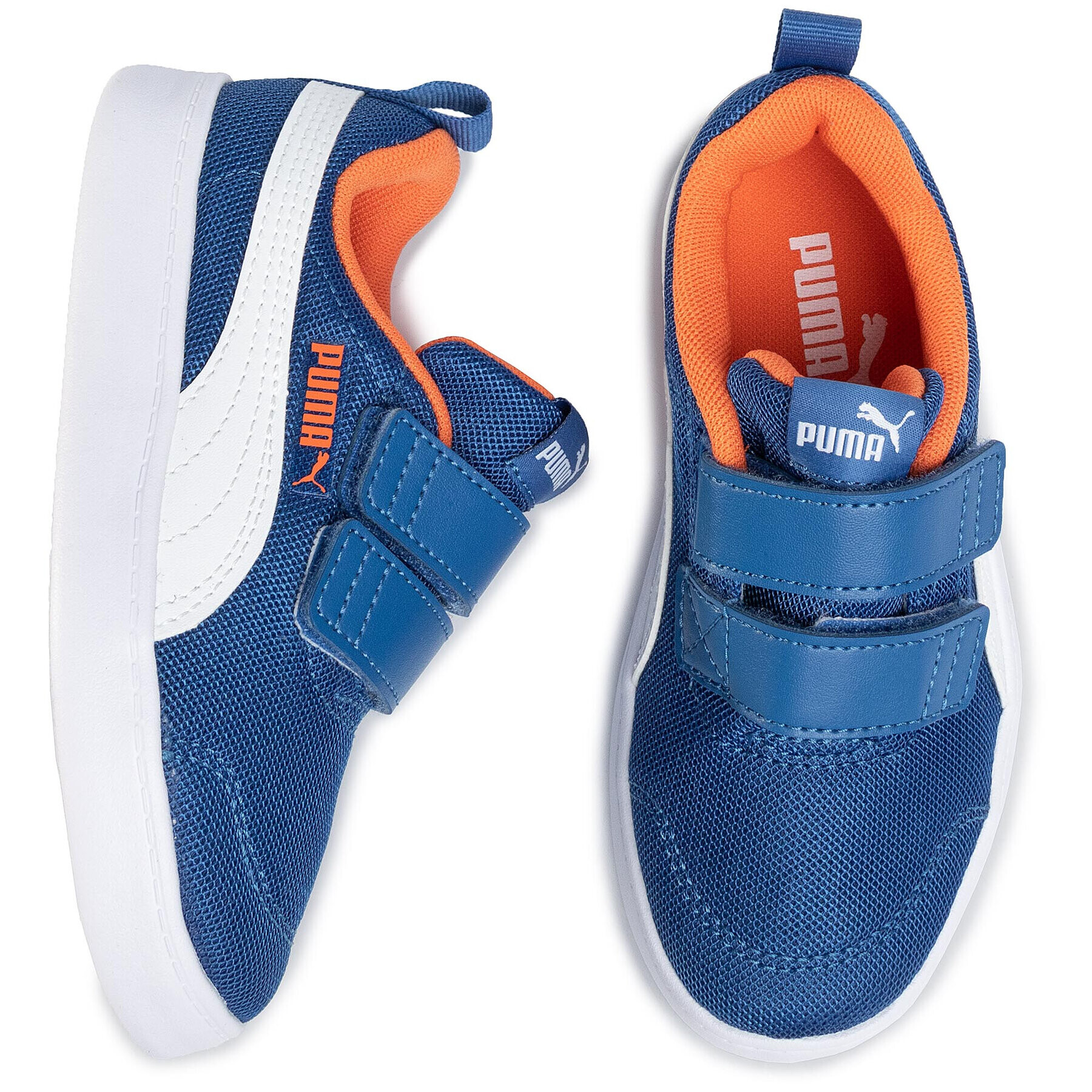 Puma Superge Courtflex V2 Mesh V PS 371758 01 Modra - Pepit.si