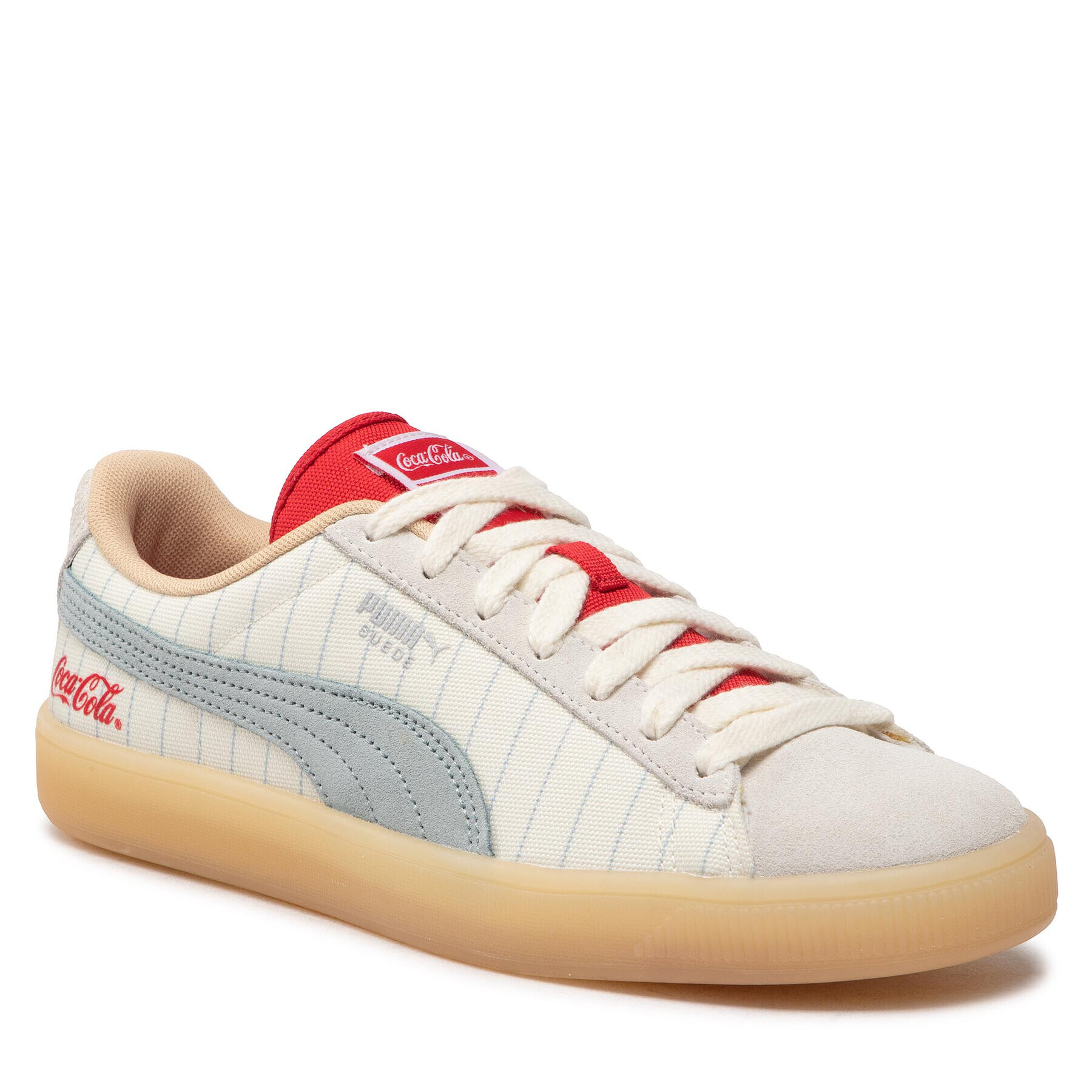 Puma Superge Suede Coca Cola 387049 01 Bela - Pepit.si