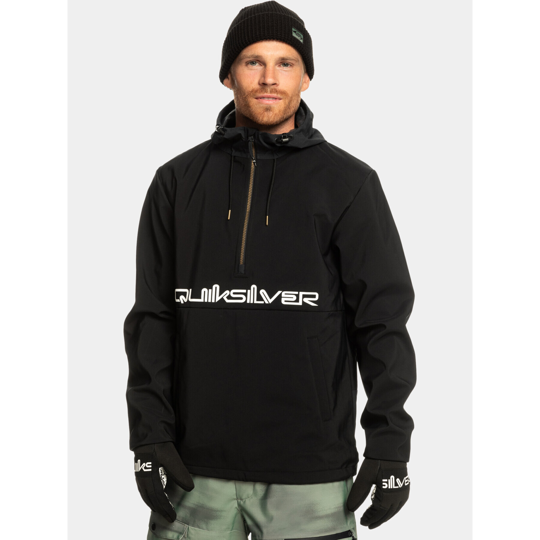 Quiksilver Anorak Live For The Ri EQYFT04835 Črna Regular Fit - Pepit.si