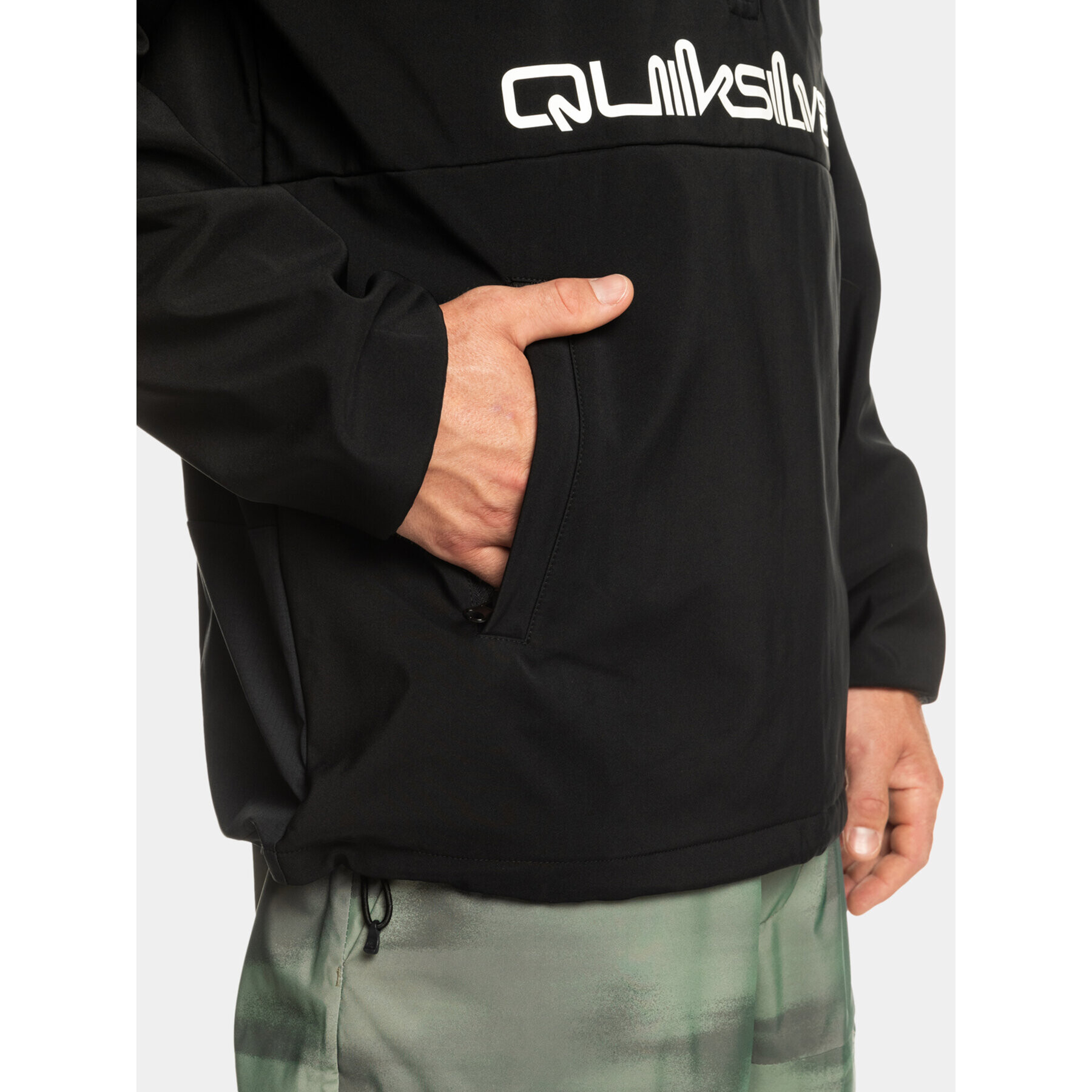 Quiksilver Anorak Live For The Ri EQYFT04835 Črna Regular Fit - Pepit.si