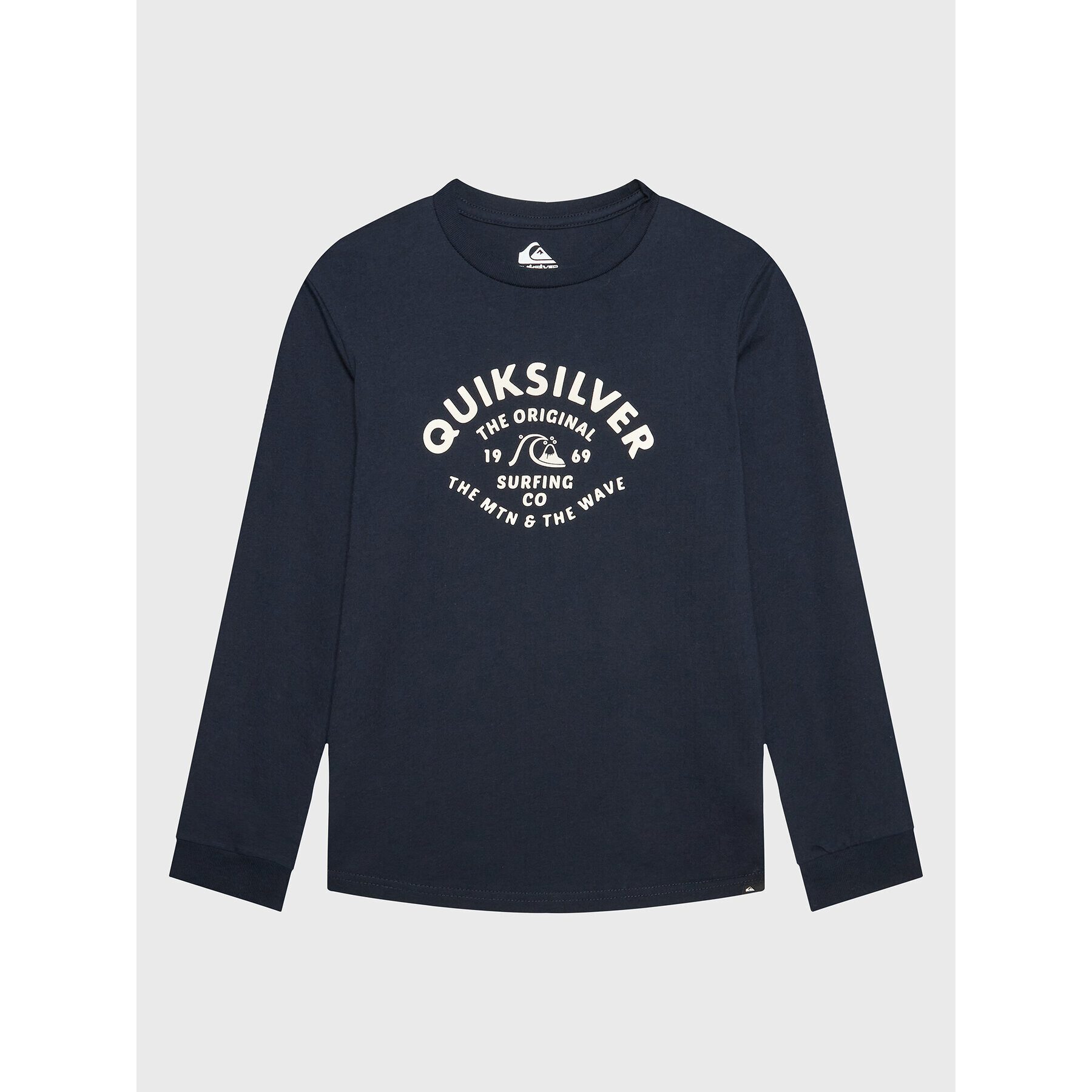 Quiksilver Bluza Script Talk EQBZT04514 Mornarsko modra Regular Fit - Pepit.si