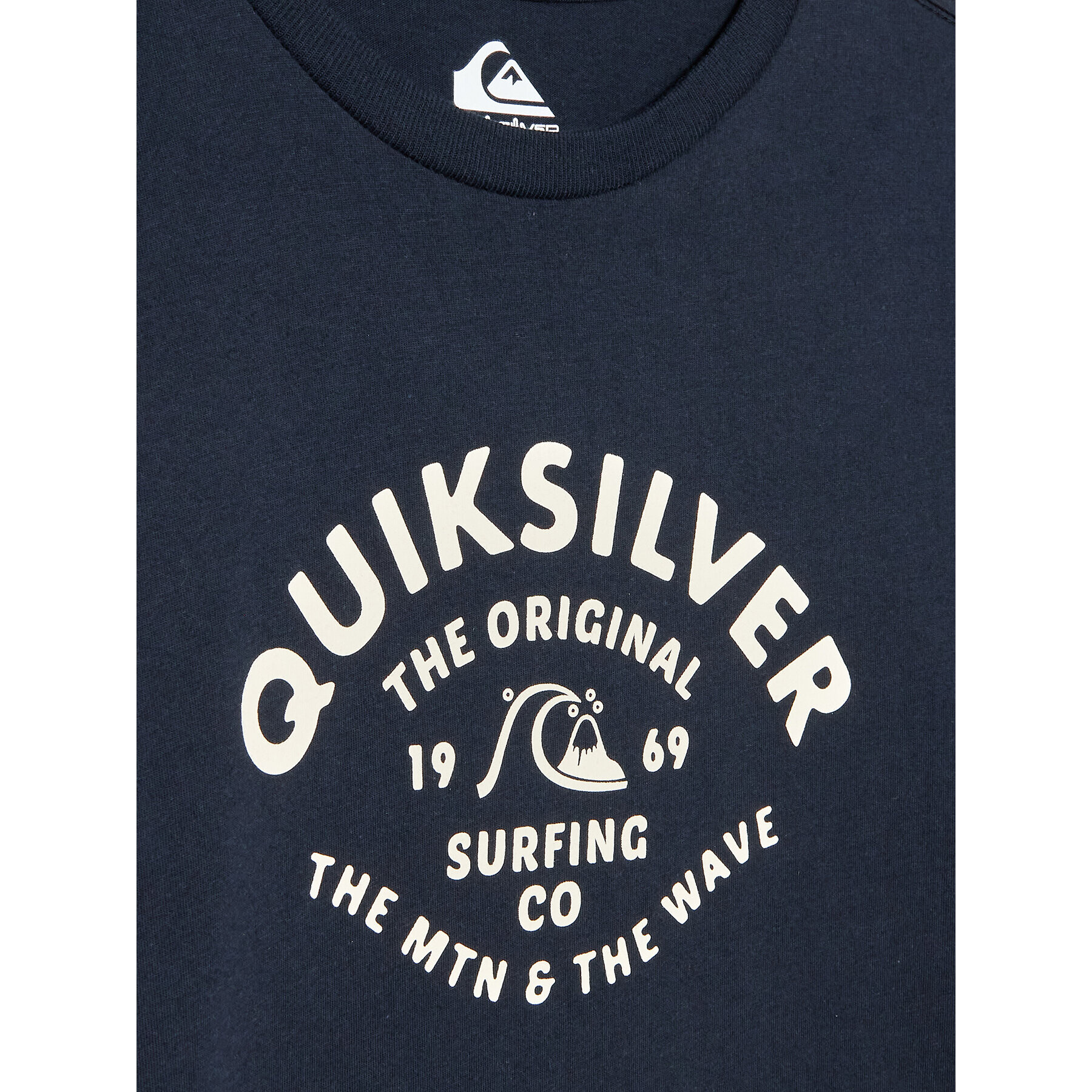 Quiksilver Bluza Script Talk EQBZT04514 Mornarsko modra Regular Fit - Pepit.si