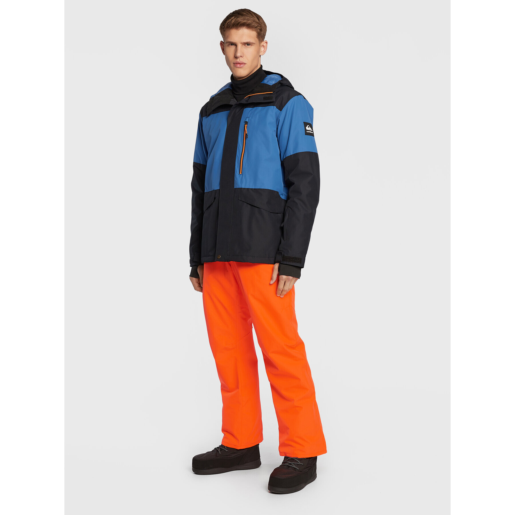 Quiksilver Jakna za snowboard Mission Block EQYTJ03379 Črna Modern Fit - Pepit.si