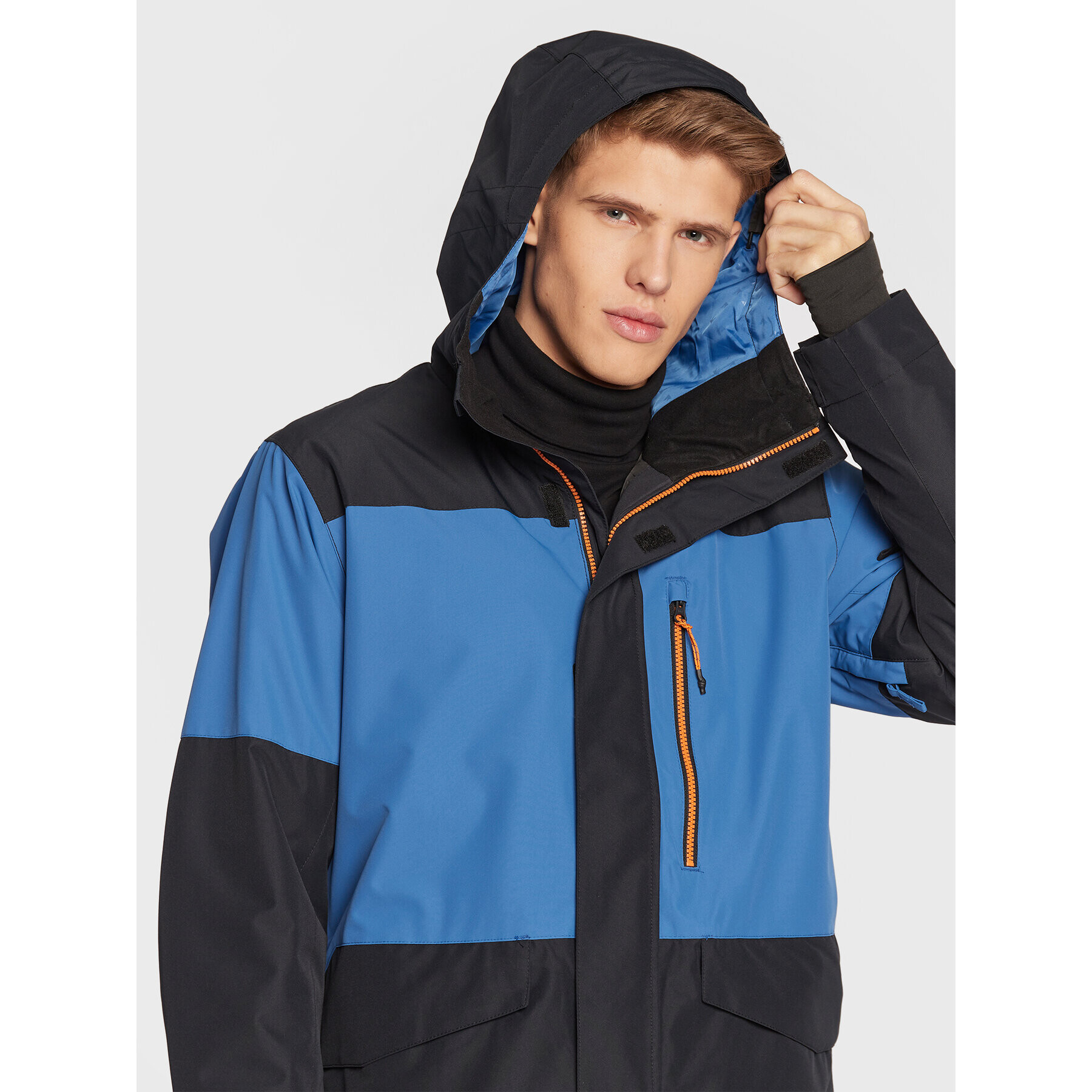 Quiksilver Jakna za snowboard Mission Block EQYTJ03379 Črna Modern Fit - Pepit.si