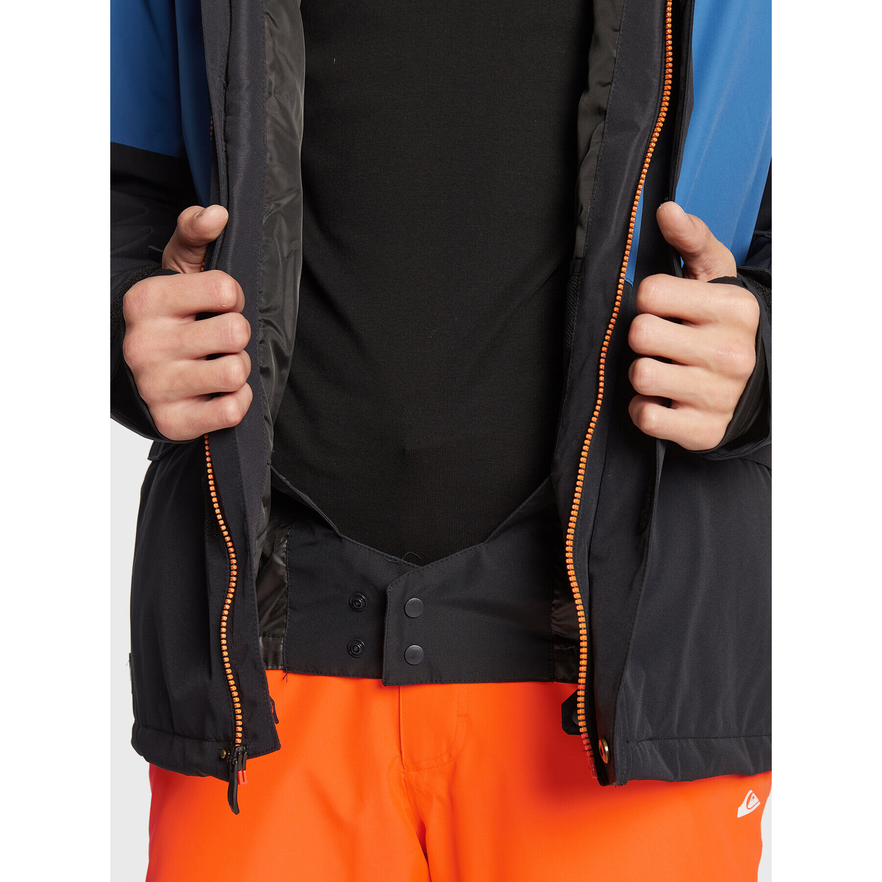 Quiksilver Jakna za snowboard Mission Block EQYTJ03379 Črna Modern Fit - Pepit.si