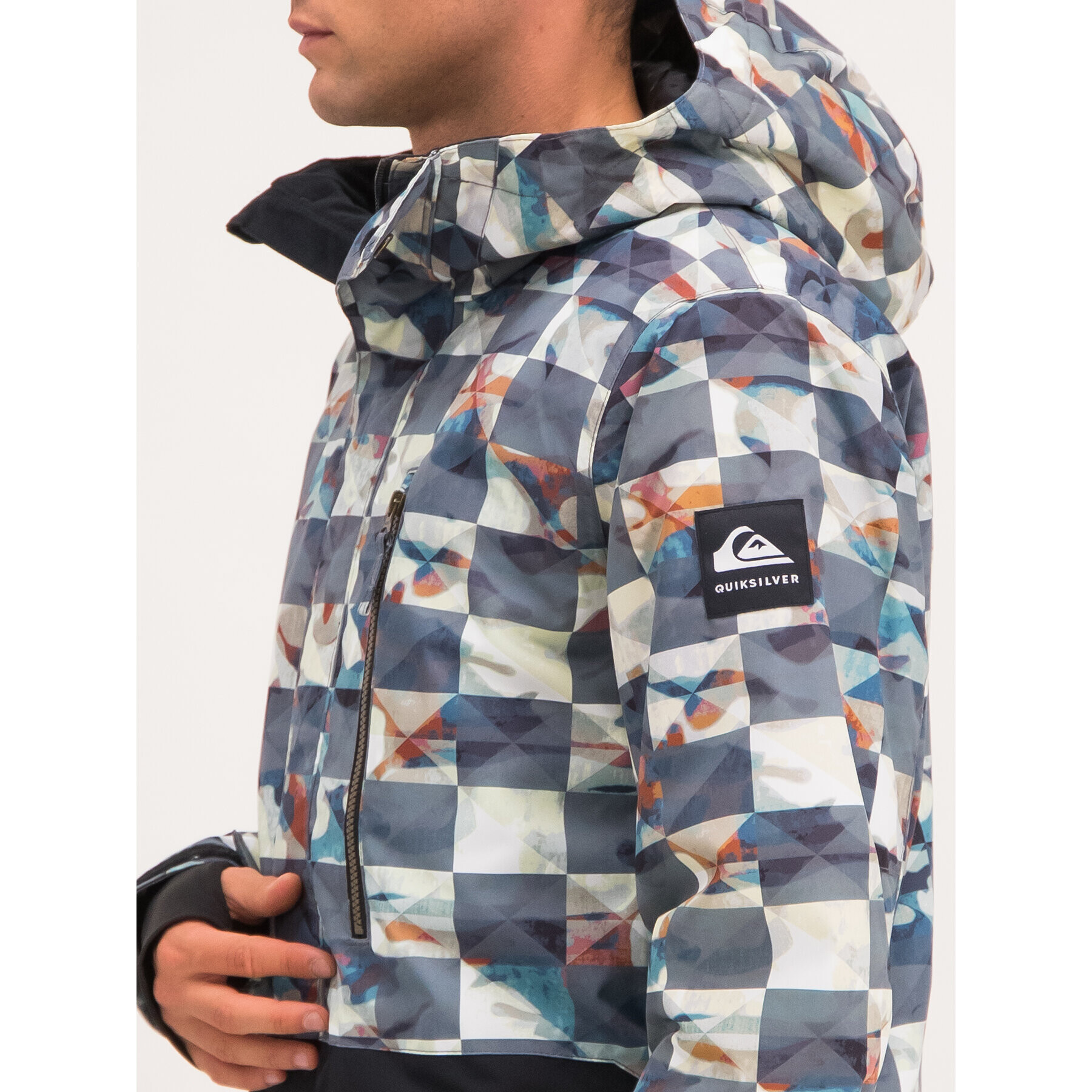 Quiksilver Jakna za snowboard Mission EQYTJ03237 Pisana Modern Fit - Pepit.si