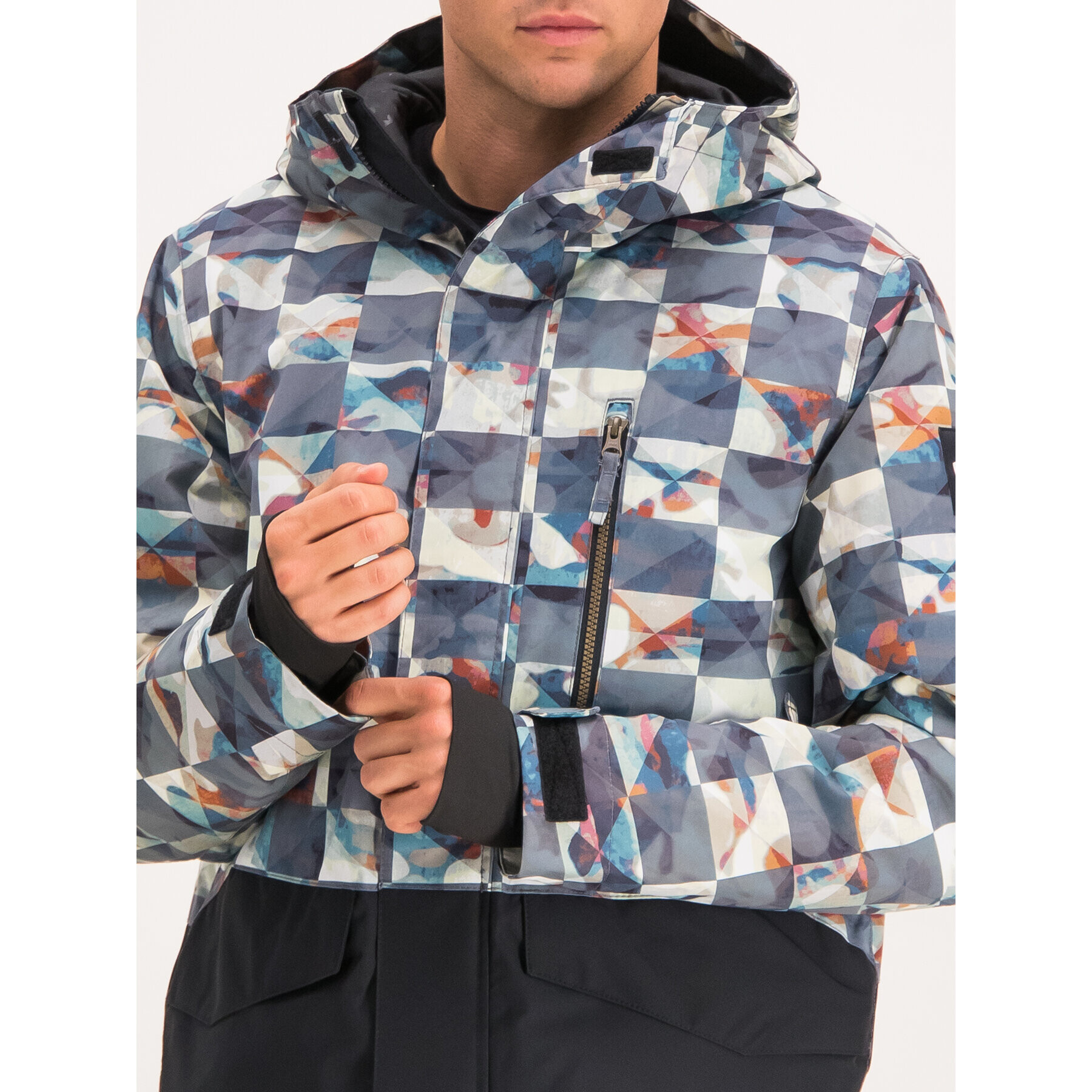 Quiksilver Jakna za snowboard Mission EQYTJ03237 Pisana Modern Fit - Pepit.si