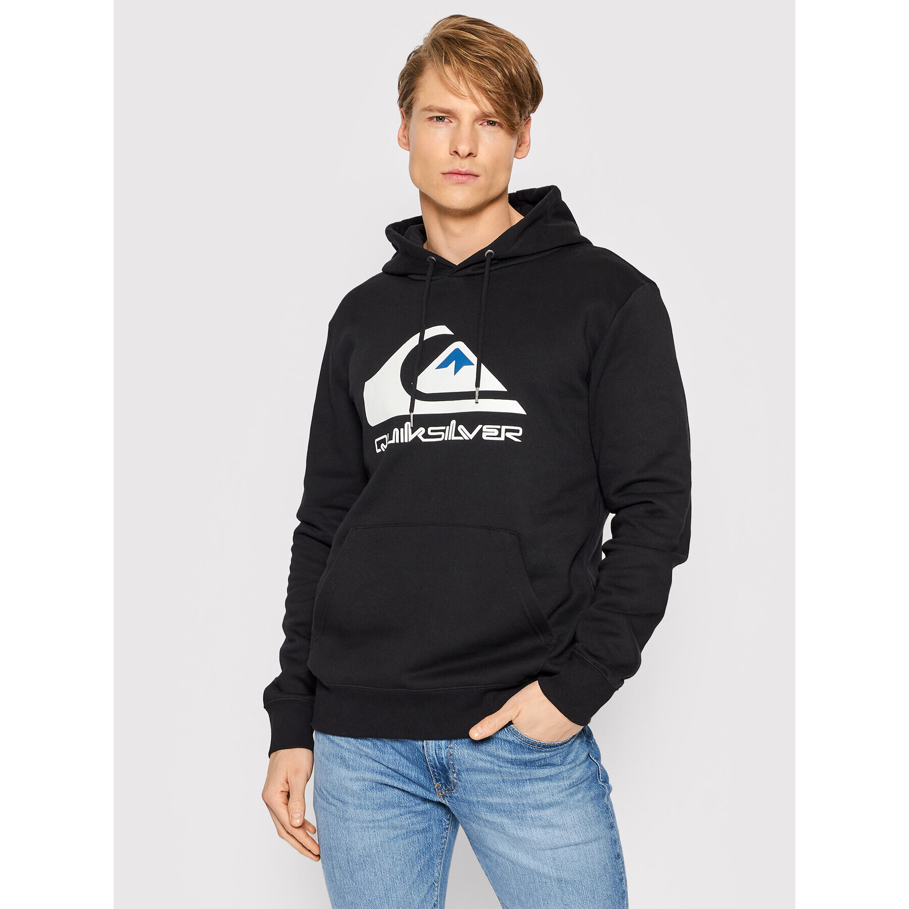 Quiksilver Jopa Big Logo EQYFT04450 Črna Regular Fit - Pepit.si