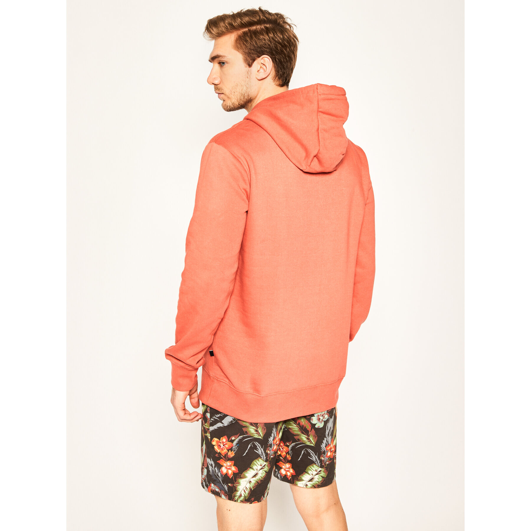 Quiksilver Jopa Comp Logo EQYFT04089 Oranžna Regular Fit - Pepit.si