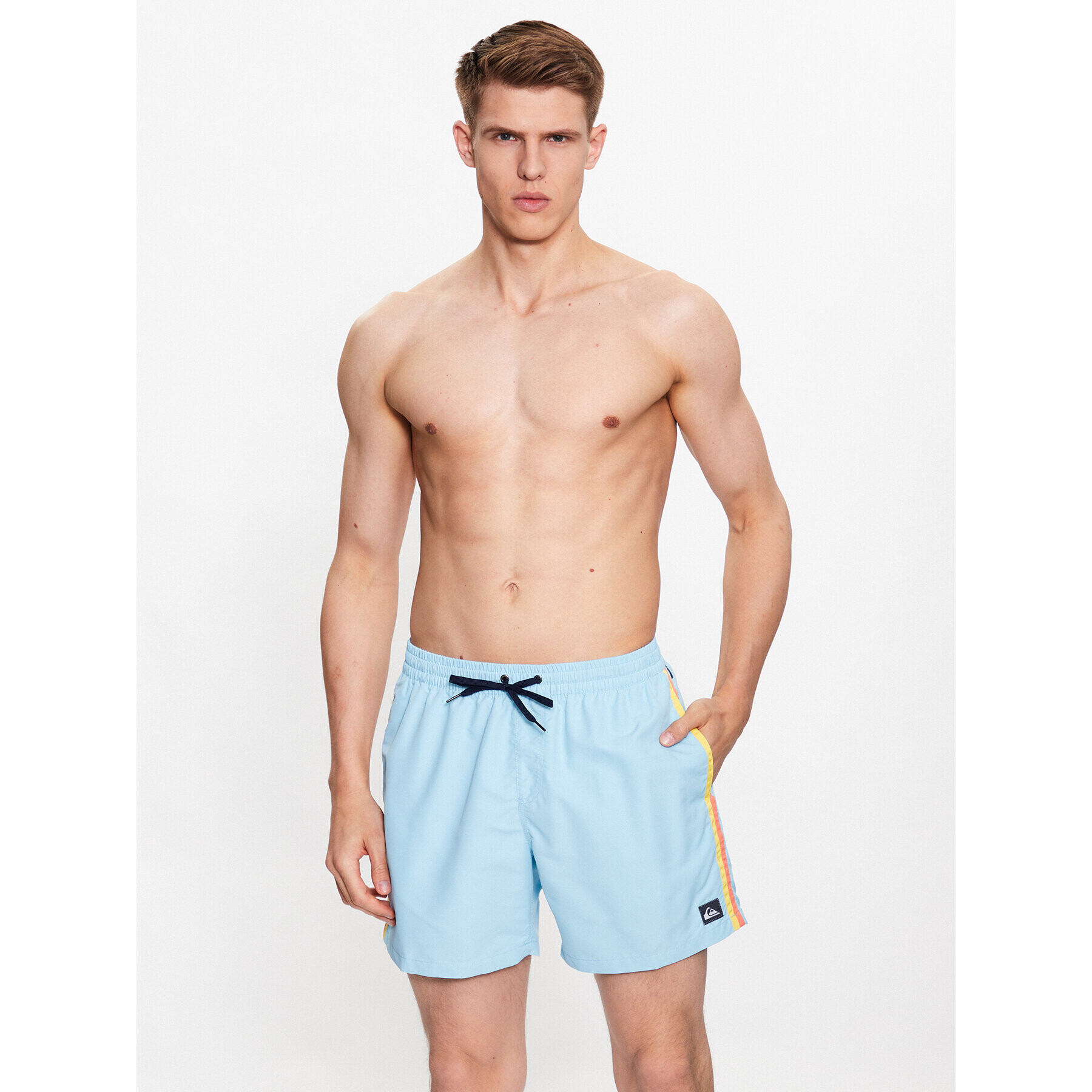 Quiksilver Kopalne hlače Beach Please EQYJV03991 Modra Regular Fit - Pepit.si