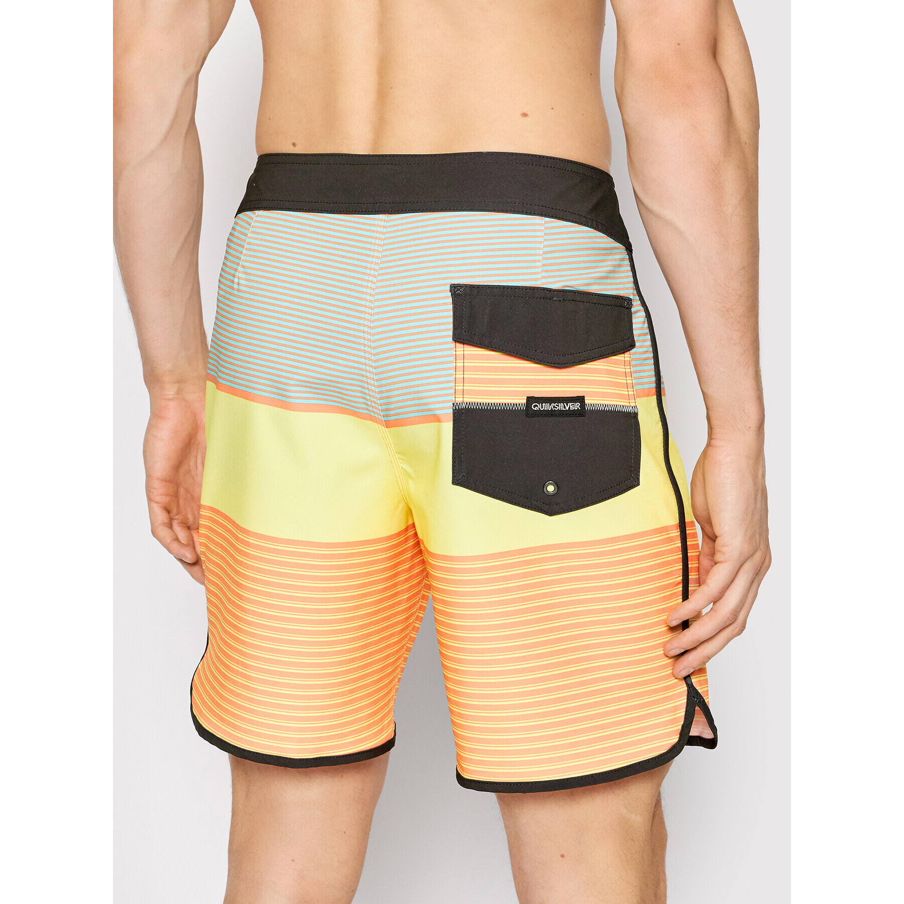 Quiksilver Kopalne hlače Surfsilk Tijuana 18" EQYBS04651 Oranžna Regular Fit - Pepit.si