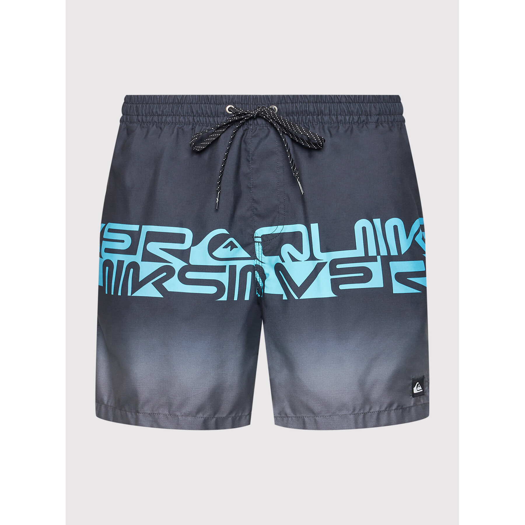 Quiksilver Kopalne hlače Word Block EQYJV03859 Črna Regular Fit - Pepit.si