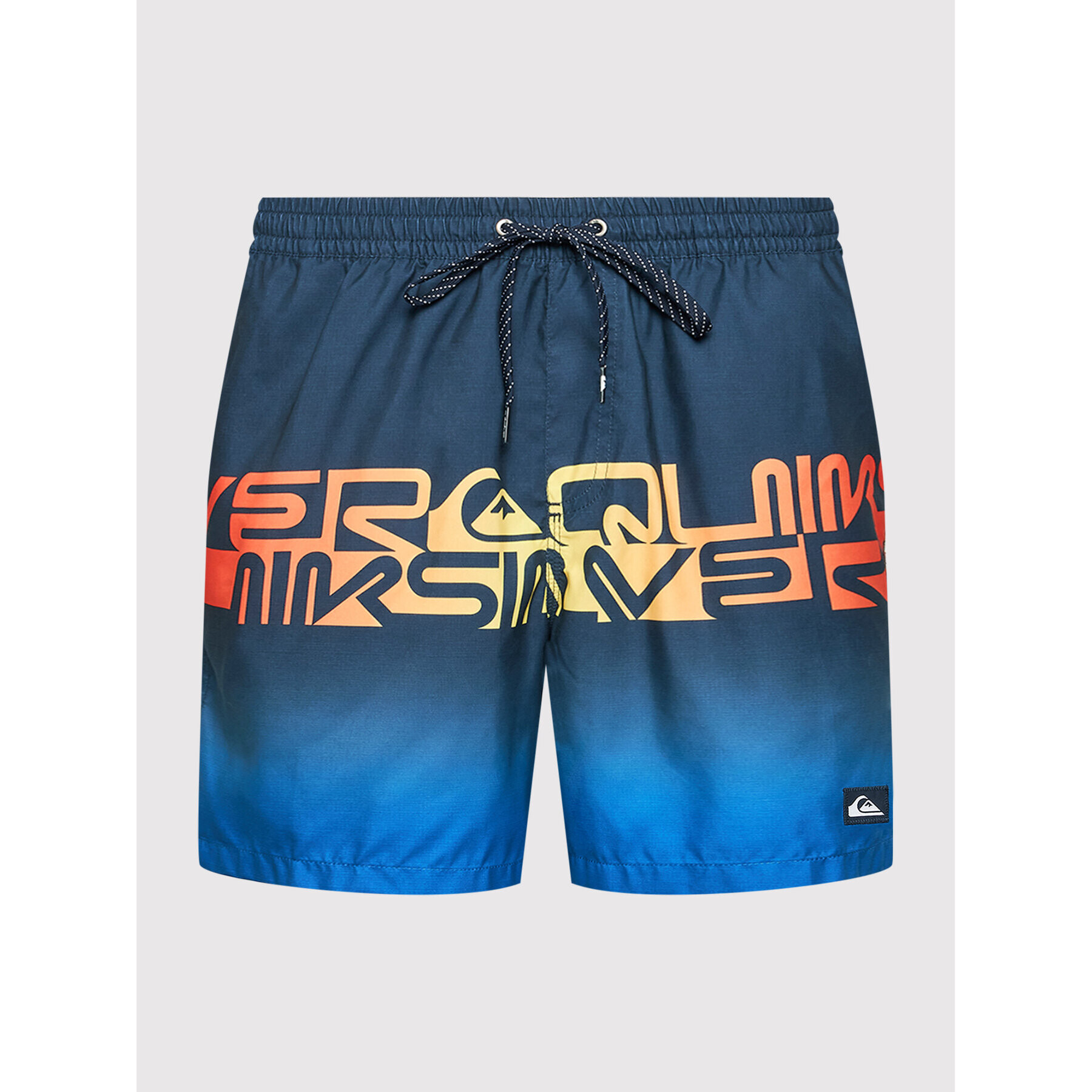 Quiksilver Kopalne hlače Word Block EQYJV03859 Mornarsko modra Regular Fit - Pepit.si