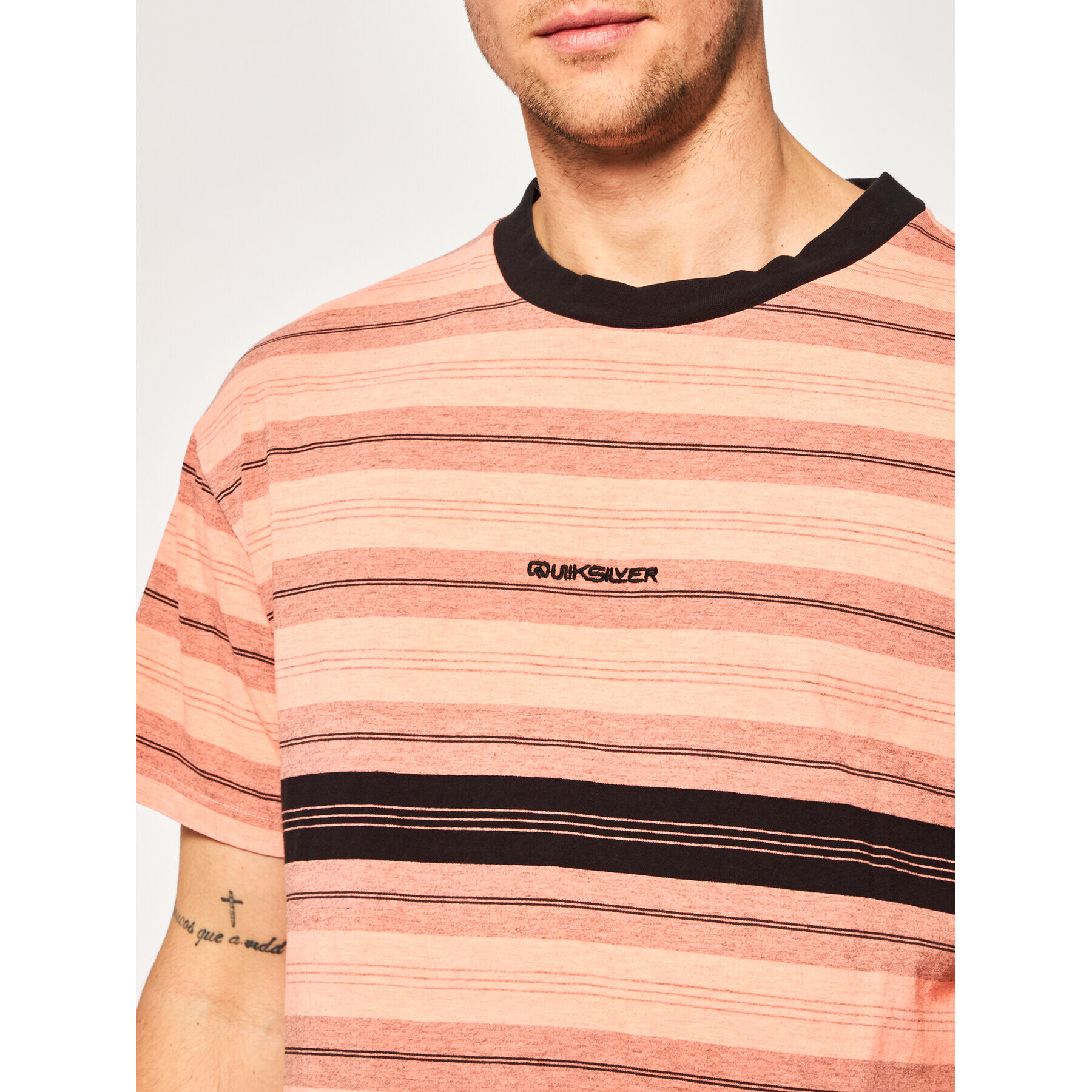 Quiksilver Majica Back On EQYKT03962 Oranžna Boxy Fit - Pepit.si