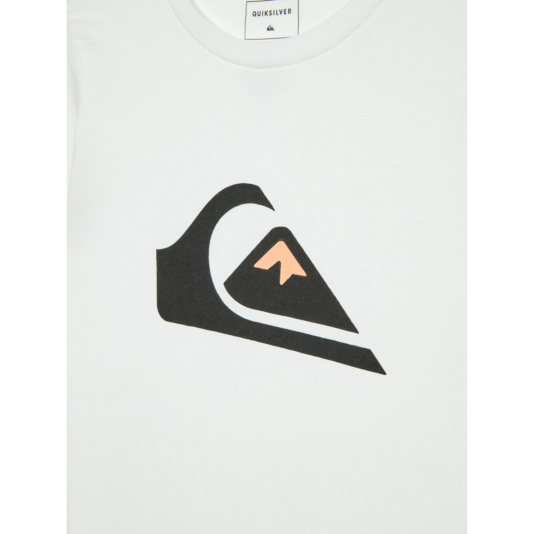 Quiksilver Majica Comp Logo EQBZT04369 Bela Regular Fit - Pepit.si