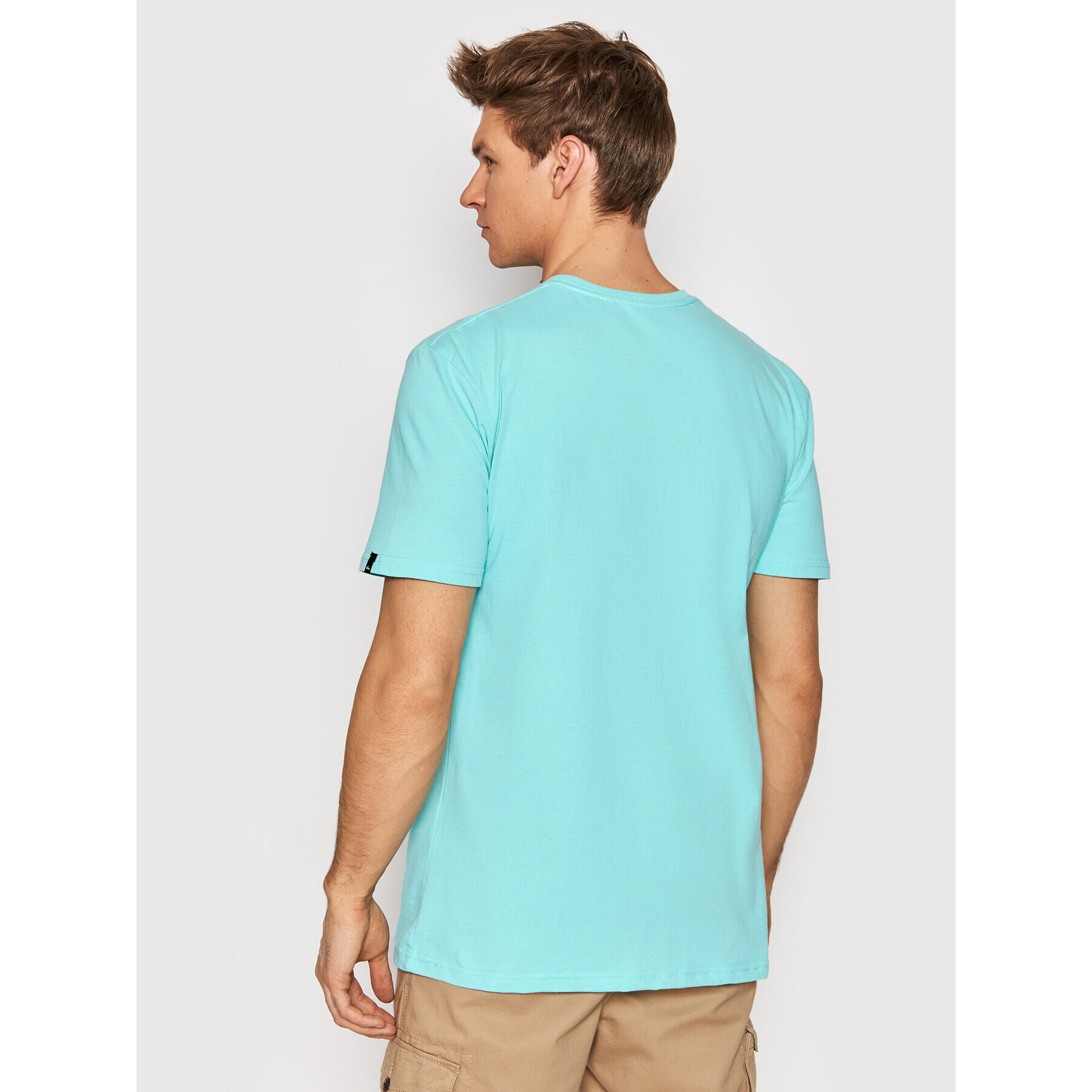 Quiksilver Majica Comp Logo EQYZT06534 Modra Regular Fit - Pepit.si