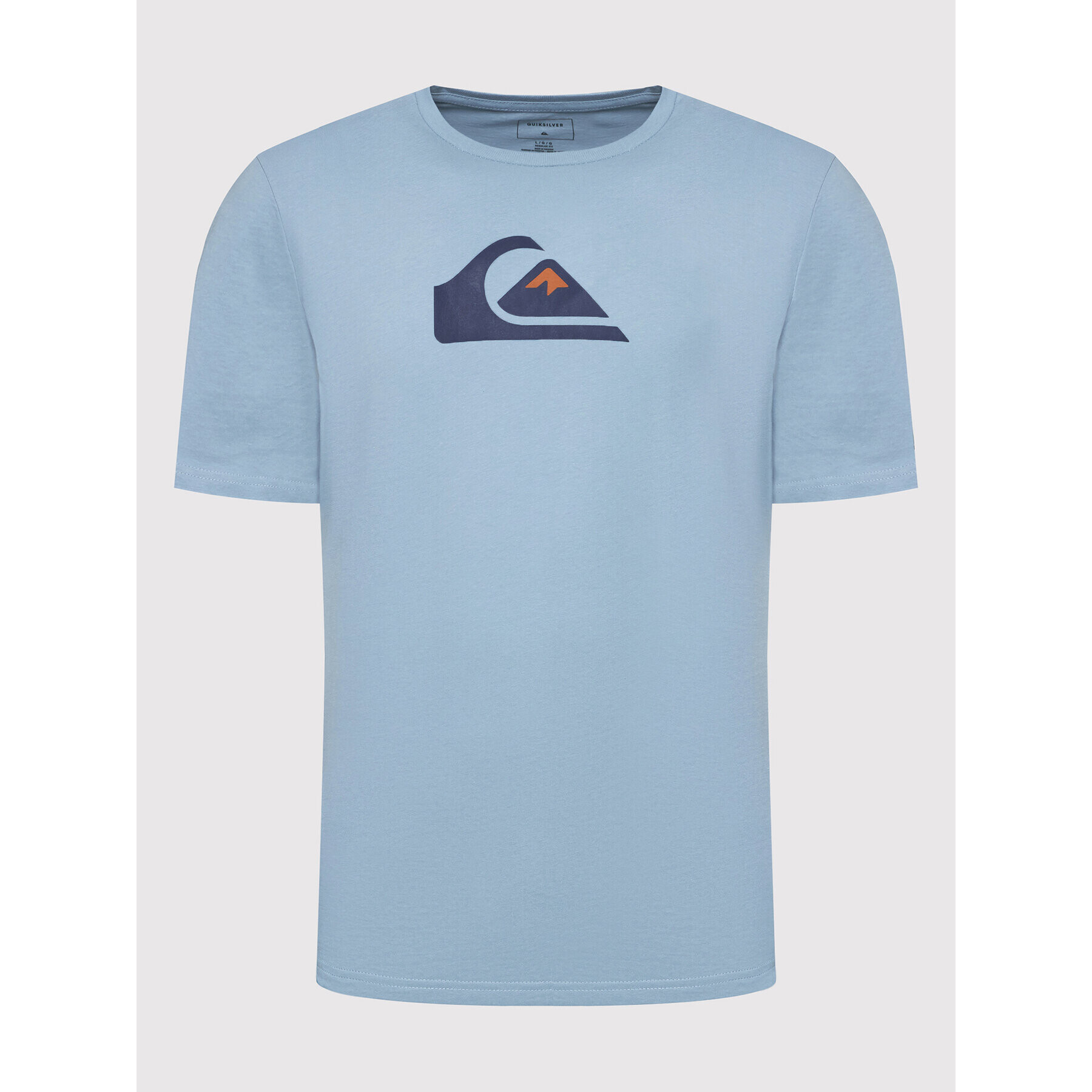 Quiksilver Majica Comp Logo EQYZT06534 Modra Regular Fit - Pepit.si