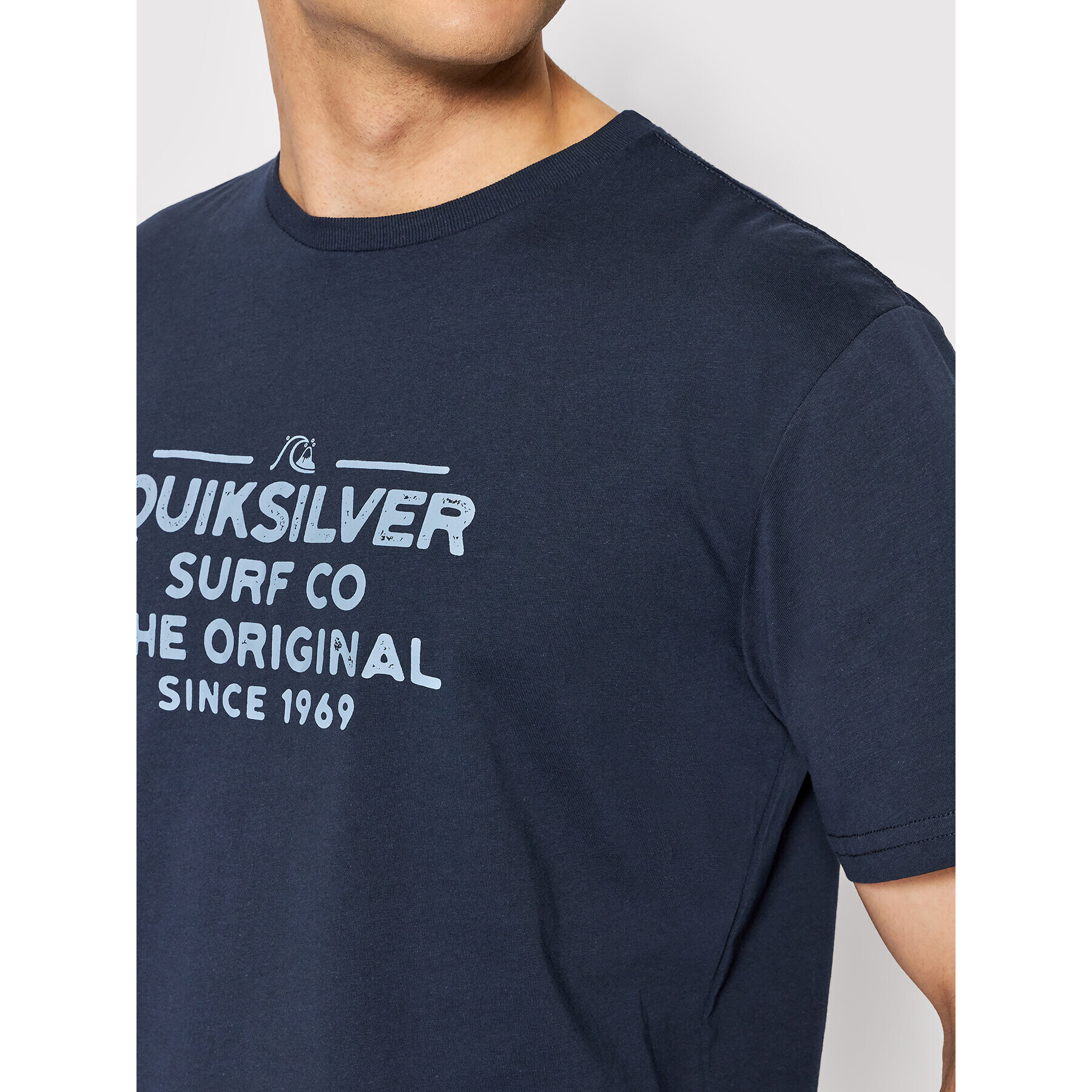 Quiksilver Majica EQYZT06659 Mornarsko modra Regular Fit - Pepit.si