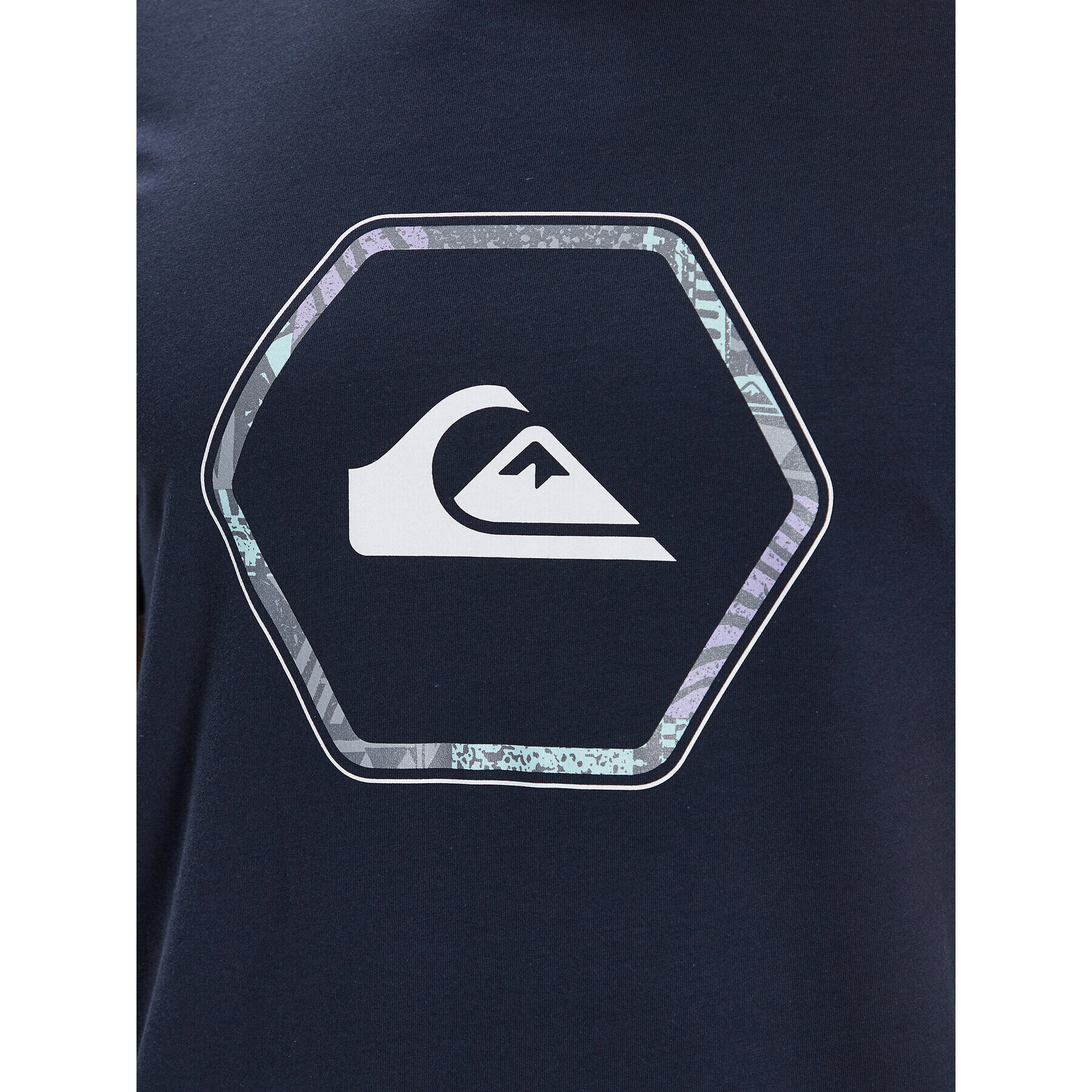 Quiksilver Majica In Shapes EQYZT07227 Mornarsko modra Regular Fit - Pepit.si