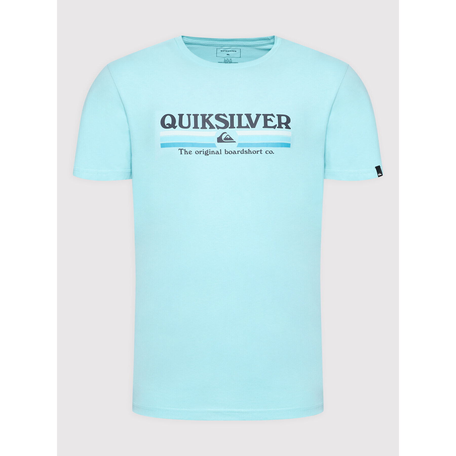 Quiksilver Majica Lined Up EQYZT06657 Modra Regular Fit - Pepit.si