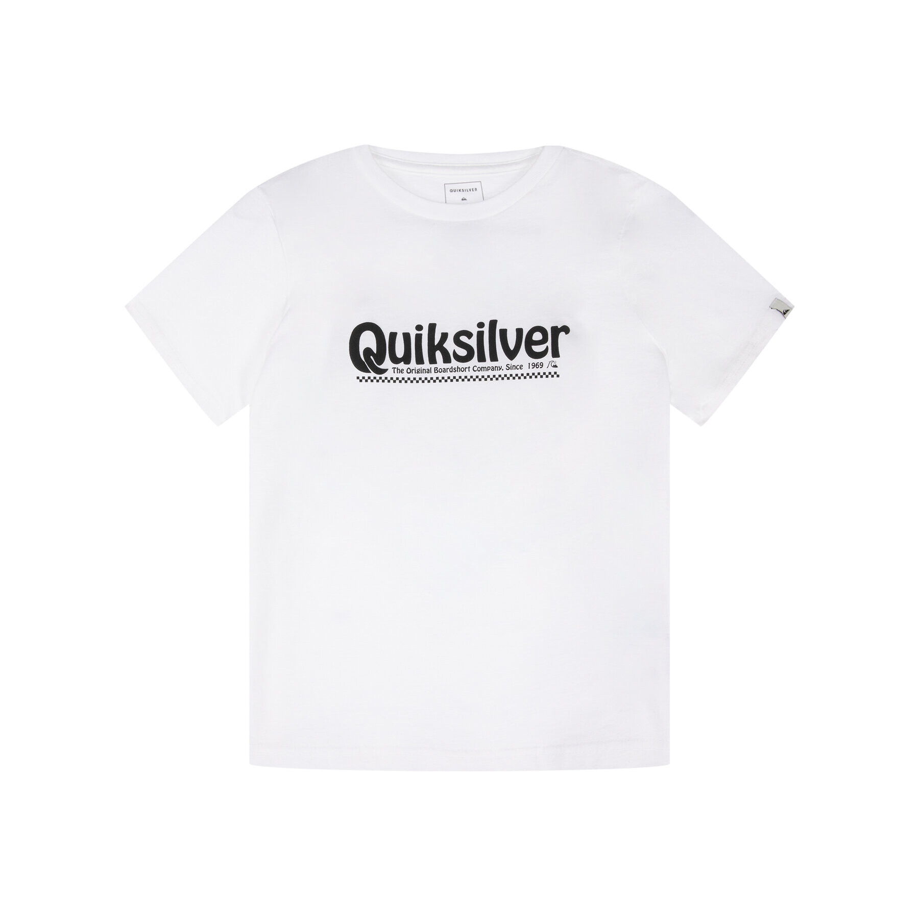 Quiksilver Majica New Slang EQBZT04143 Bela Regular Fit - Pepit.si