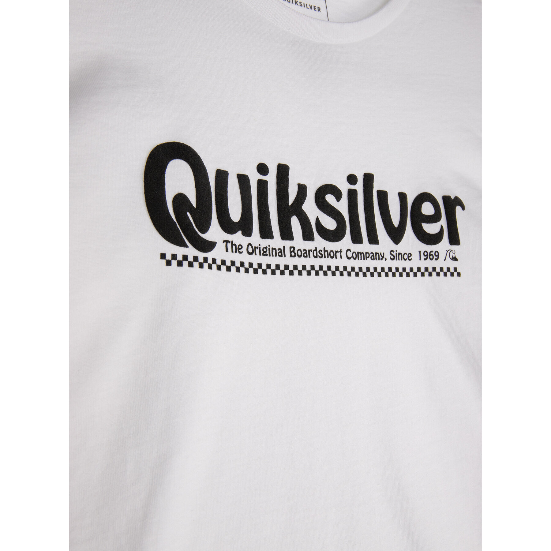 Quiksilver Majica New Slang EQBZT04143 Bela Regular Fit - Pepit.si