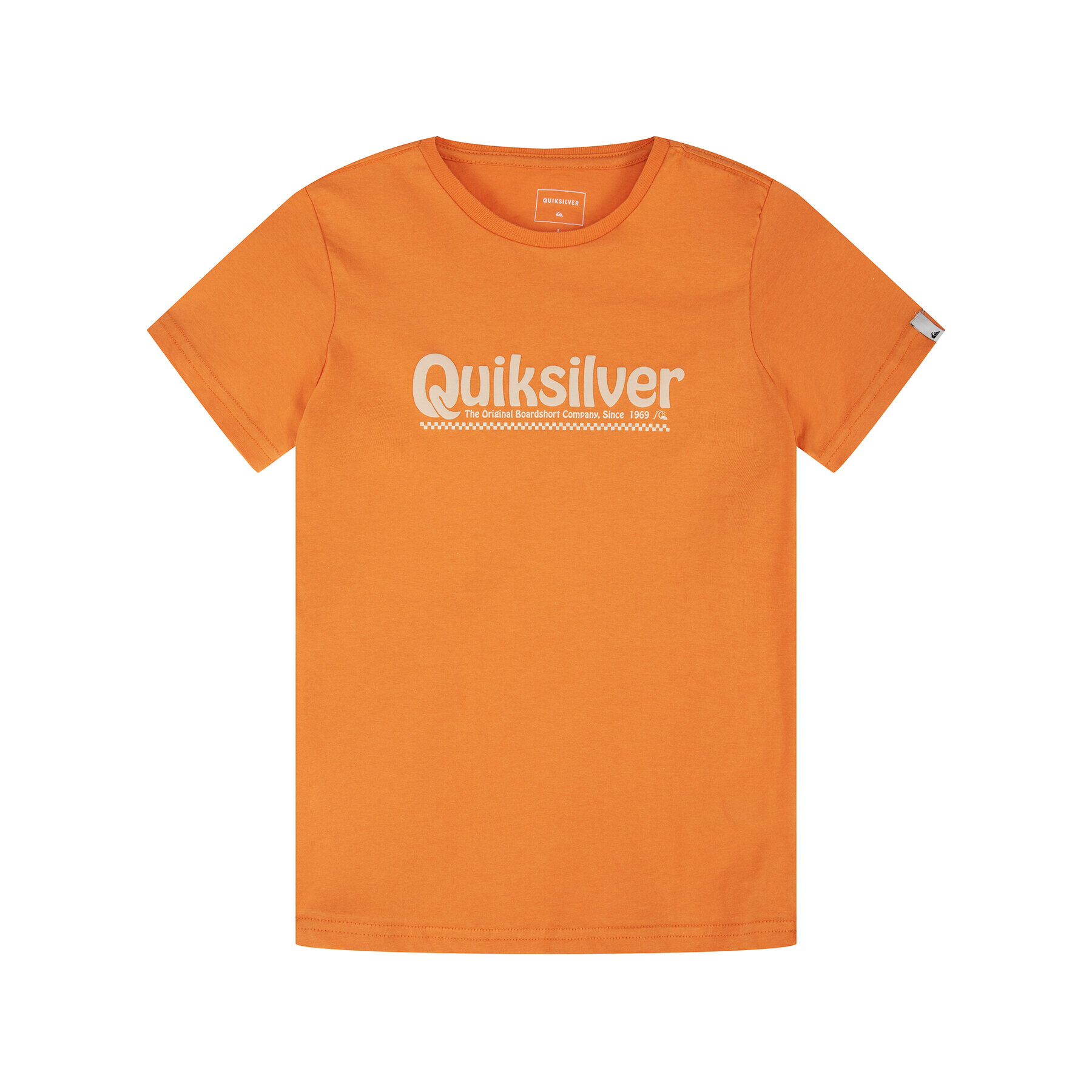 Quiksilver Majica New Slang EQBZT04143 Oranžna Regular Fit - Pepit.si