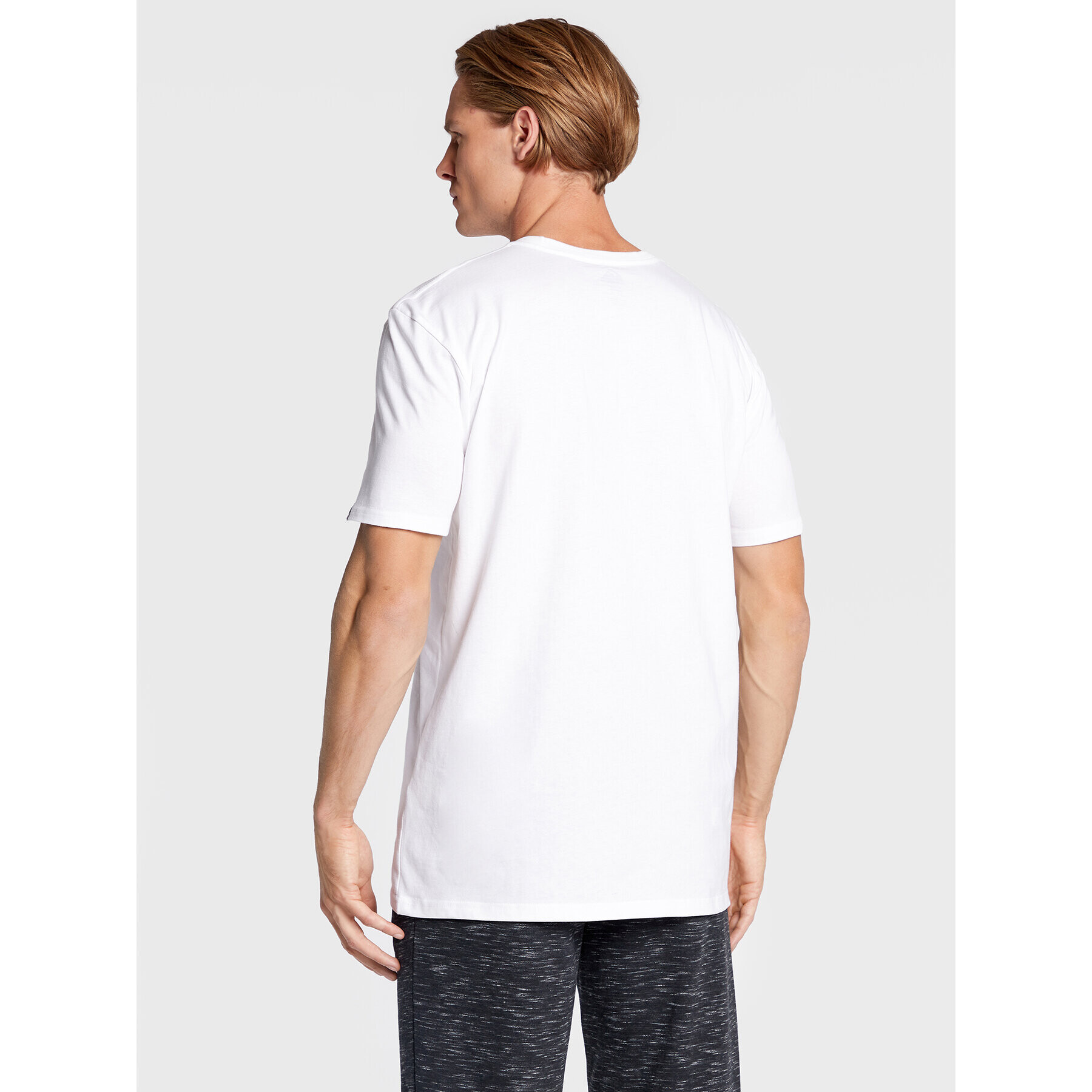 Quiksilver Majica Script Talk Front EQYZT07042 Bela Classic Fit - Pepit.si