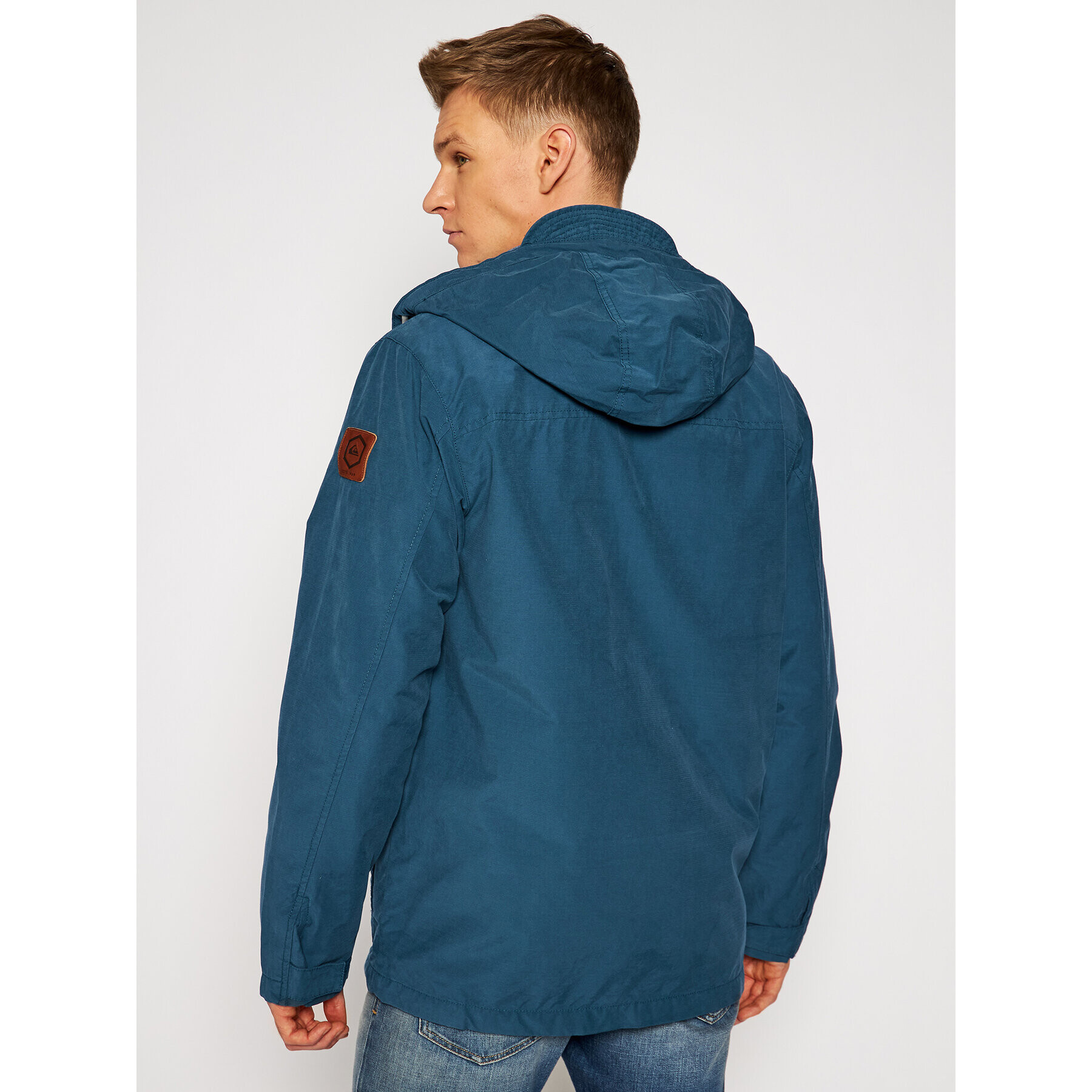 Quiksilver Parka Fresh Evidence EQYJK03543 Modra Classic Fit - Pepit.si