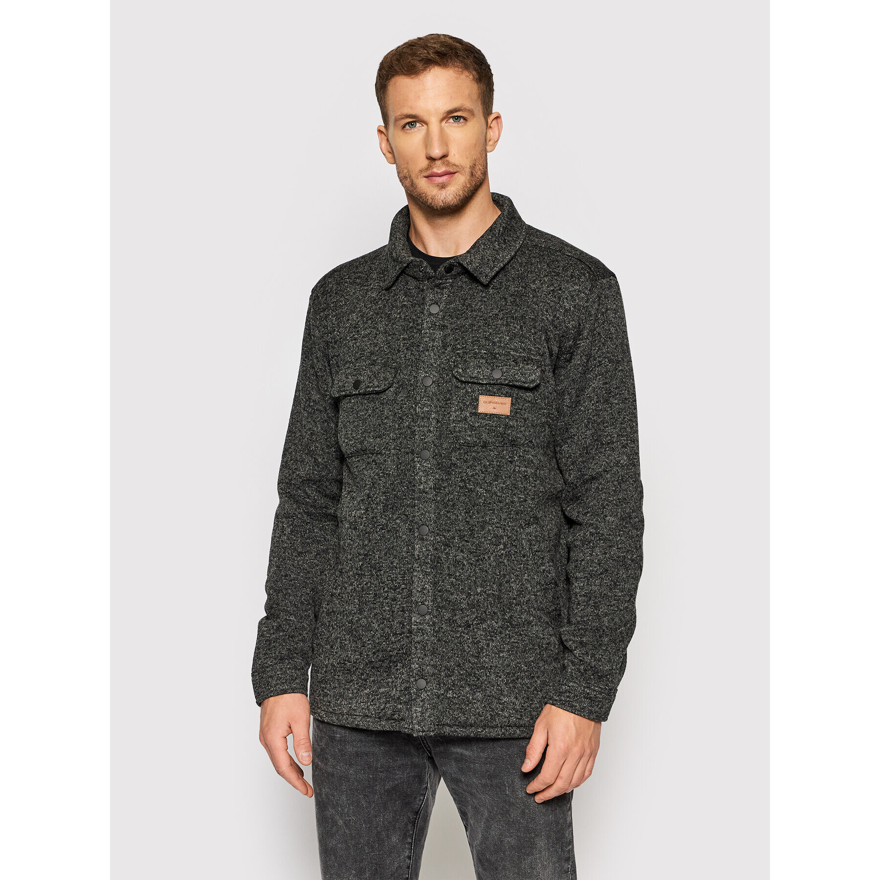 Quiksilver Prehodna jakna Keller EQYFT04473 Siva Regular Fit - Pepit.si