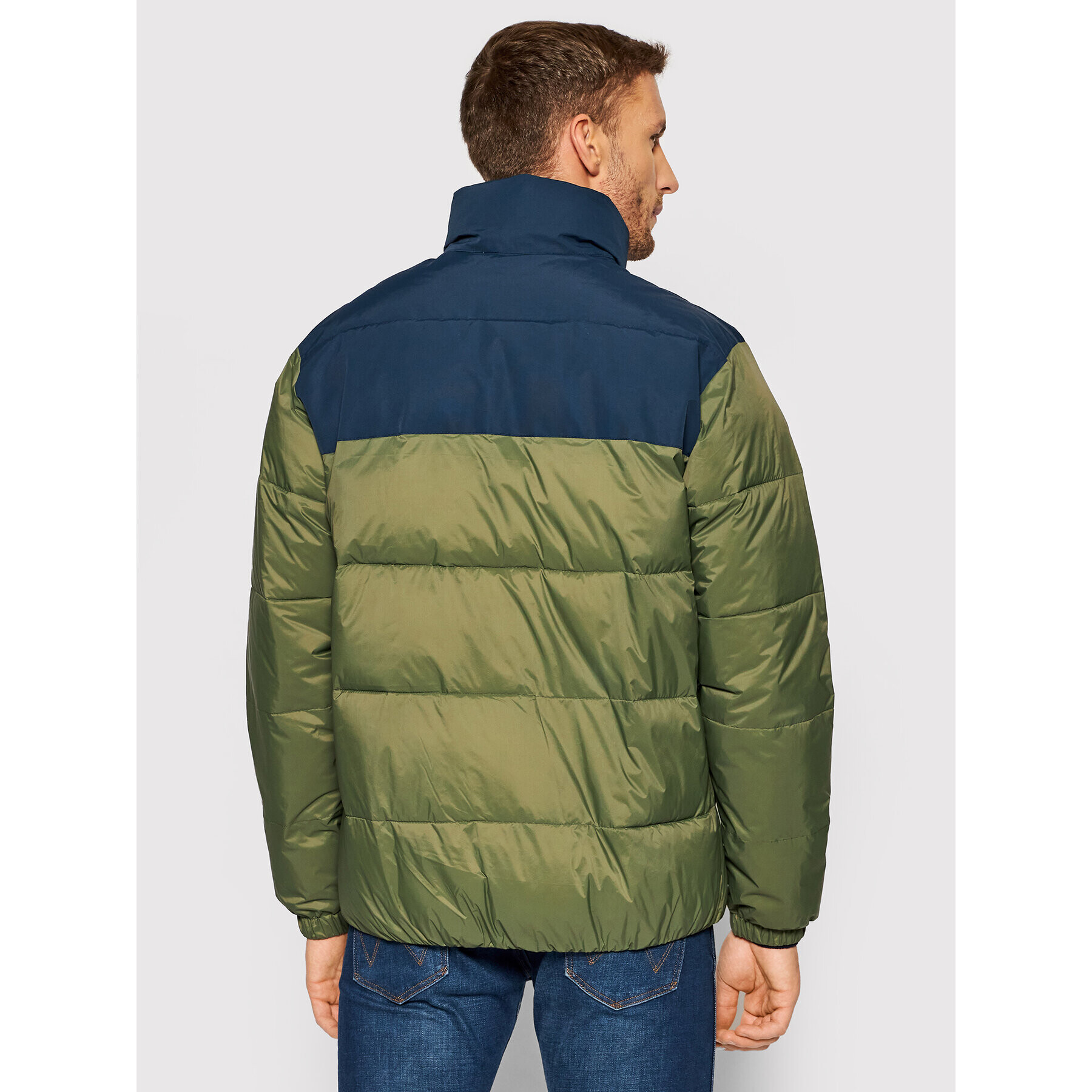 Quiksilver Puhovka Wolfs Shoulders EQYJK03760 Zelena Regular Fit - Pepit.si