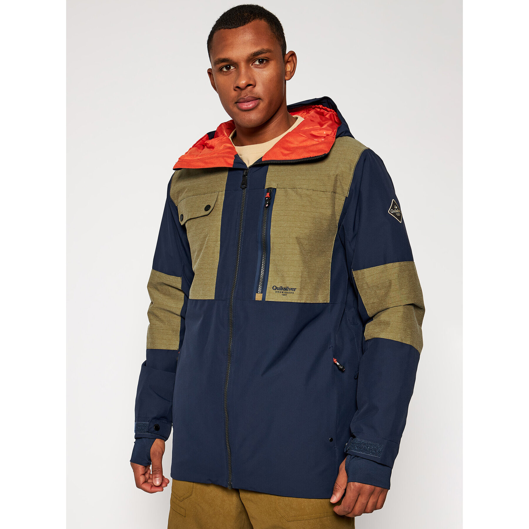 Quiksilver Smučarska jakna Tamarack EQYTJ03269 Mornarsko modra Modern Fit - Pepit.si