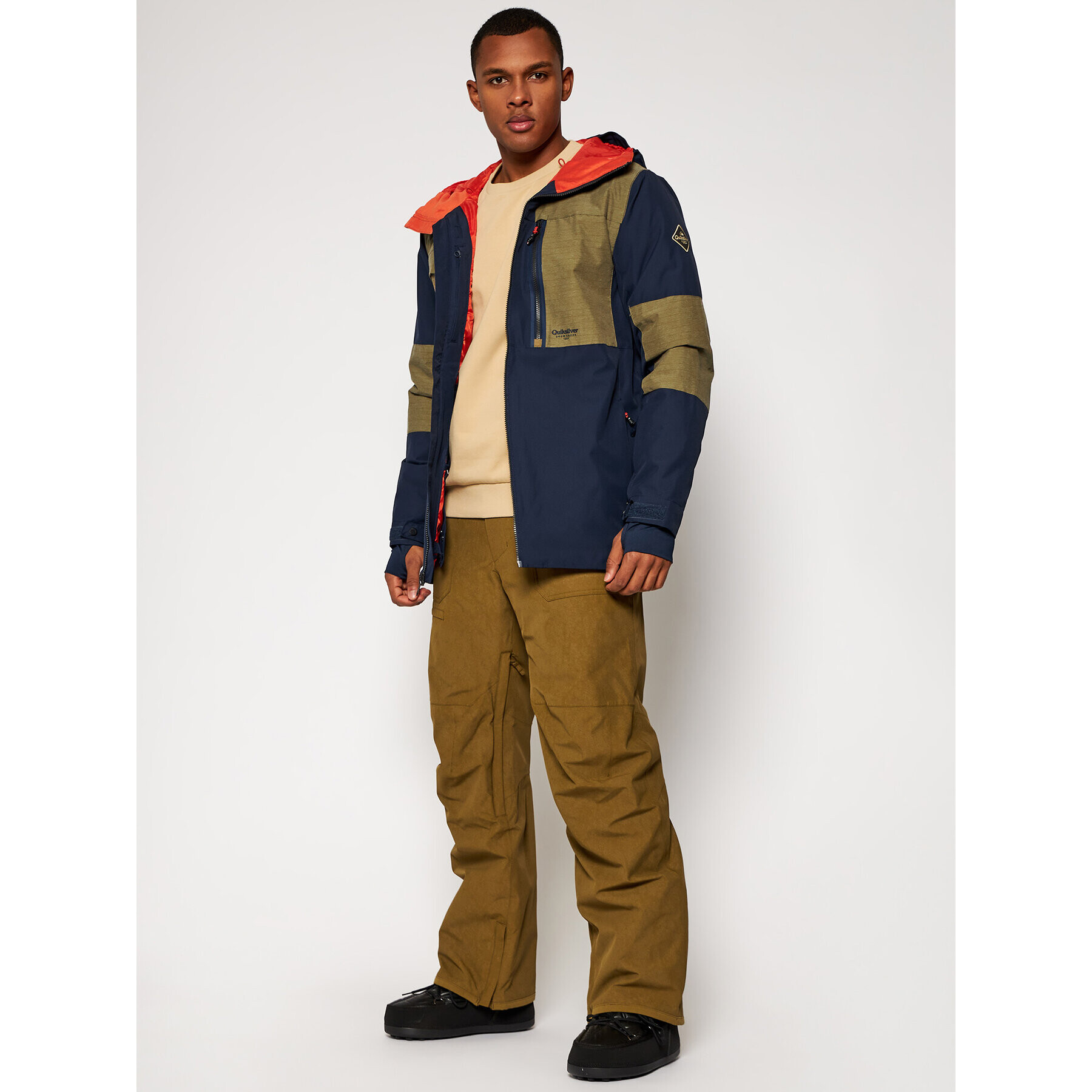 Quiksilver Smučarska jakna Tamarack EQYTJ03269 Mornarsko modra Modern Fit - Pepit.si