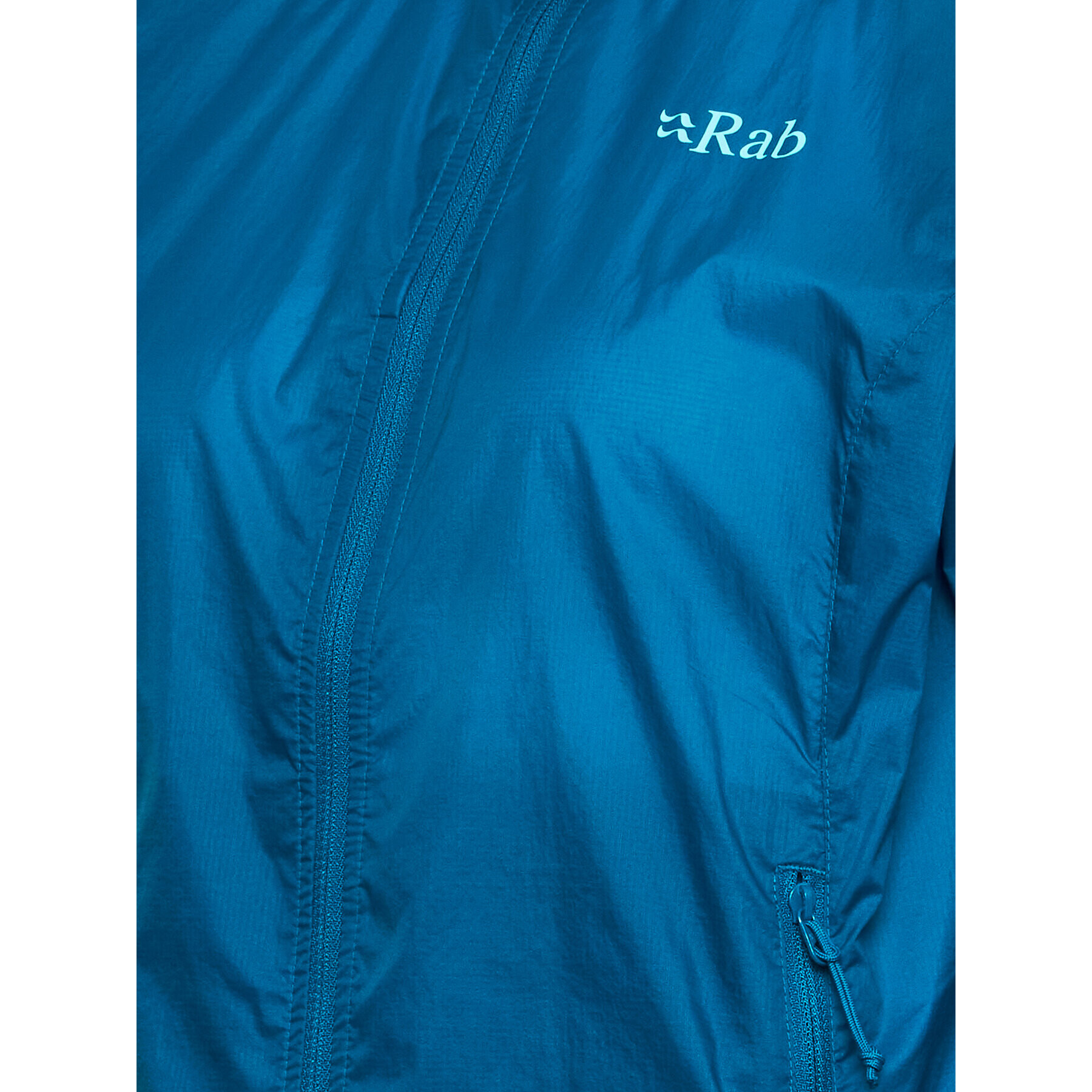 Rab Jakna softshell Vital Hoody QWS-50-ULM-10 Modra Slim Fit - Pepit.si