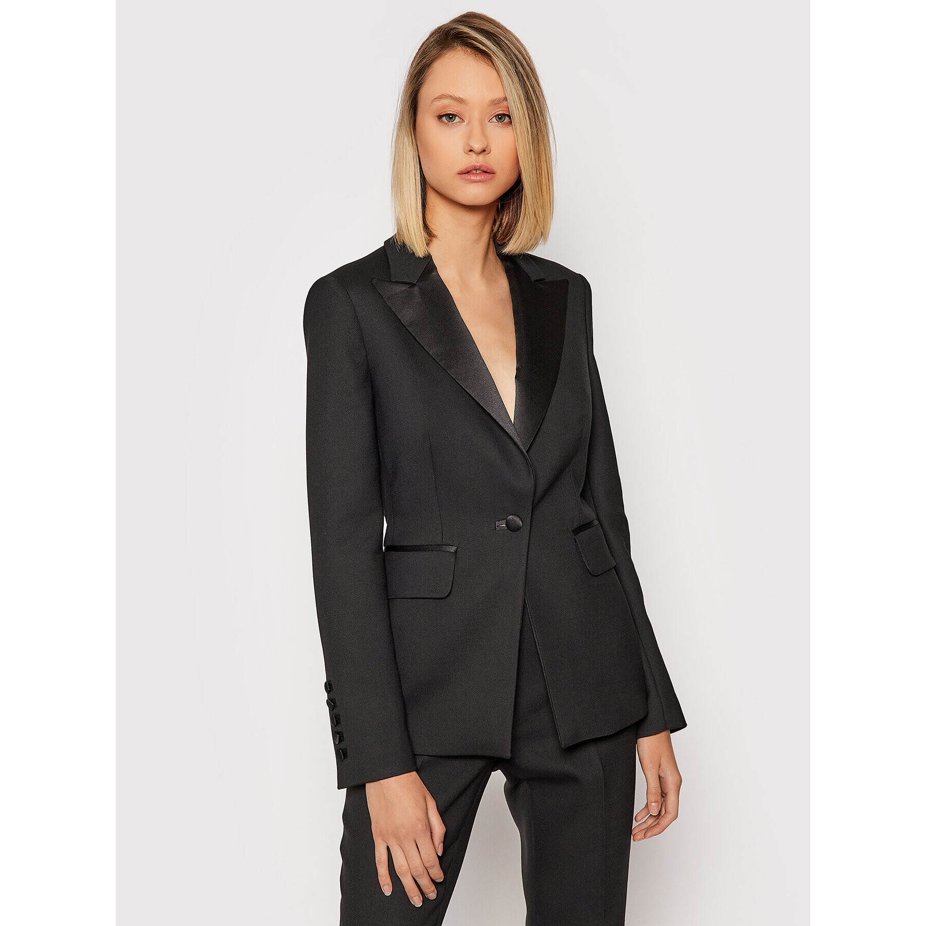 Rage Age Blazer Audrey 1 Črna Slim Fit - Pepit.si