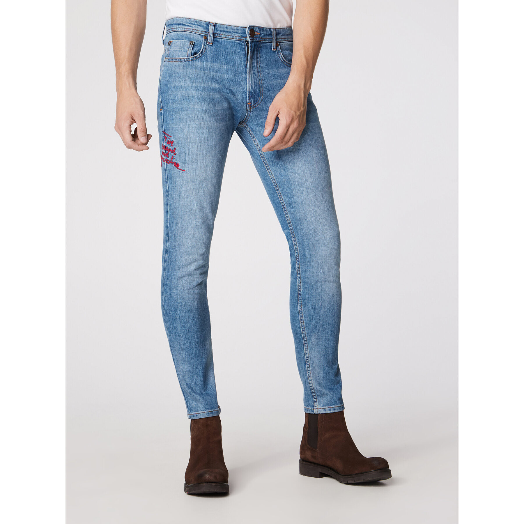 Rage Age Jeans hlače Elon Modra Slim Fit - Pepit.si