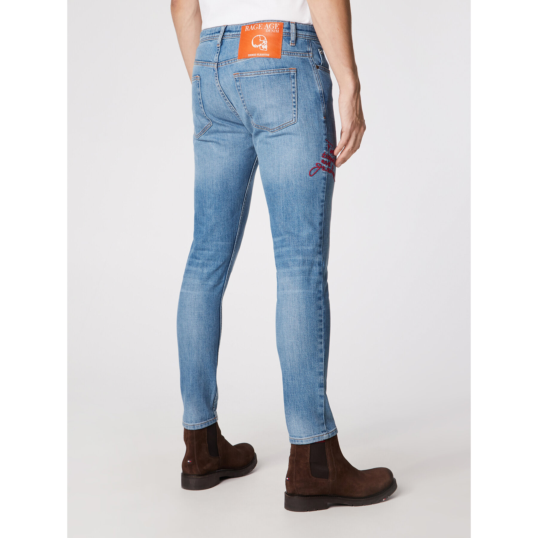 Rage Age Jeans hlače Elon Modra Slim Fit - Pepit.si