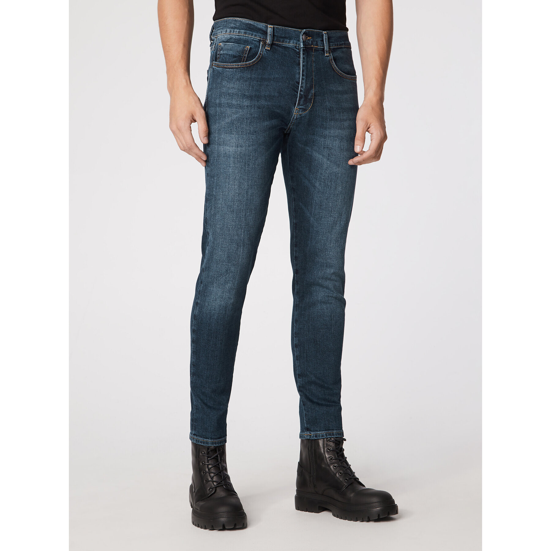 Rage Age Jeans hlače Fastrun Mornarsko modra Slim Fit - Pepit.si