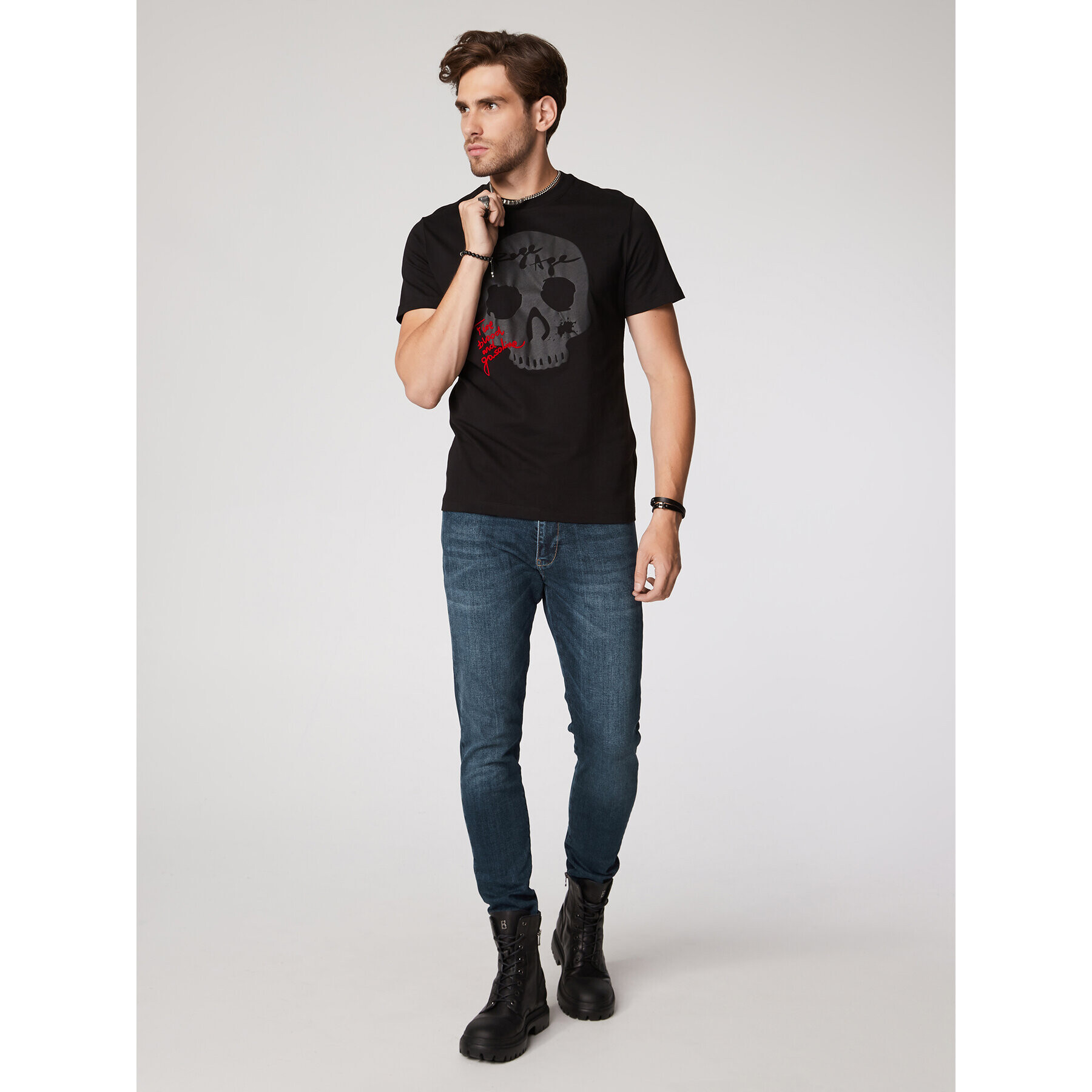 Rage Age Jeans hlače Fastrun Mornarsko modra Slim Fit - Pepit.si