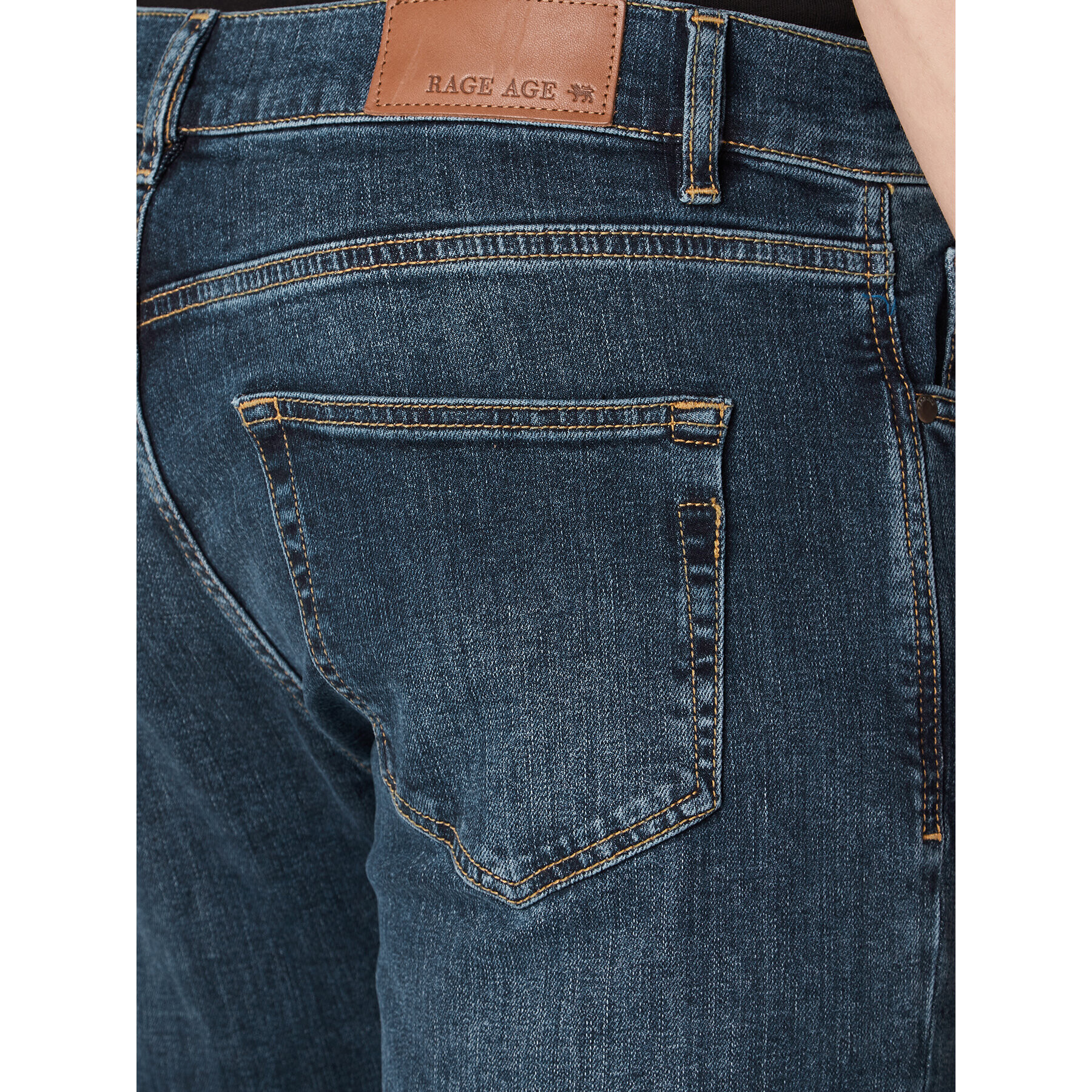 Rage Age Jeans hlače Fastrun Mornarsko modra Slim Fit - Pepit.si