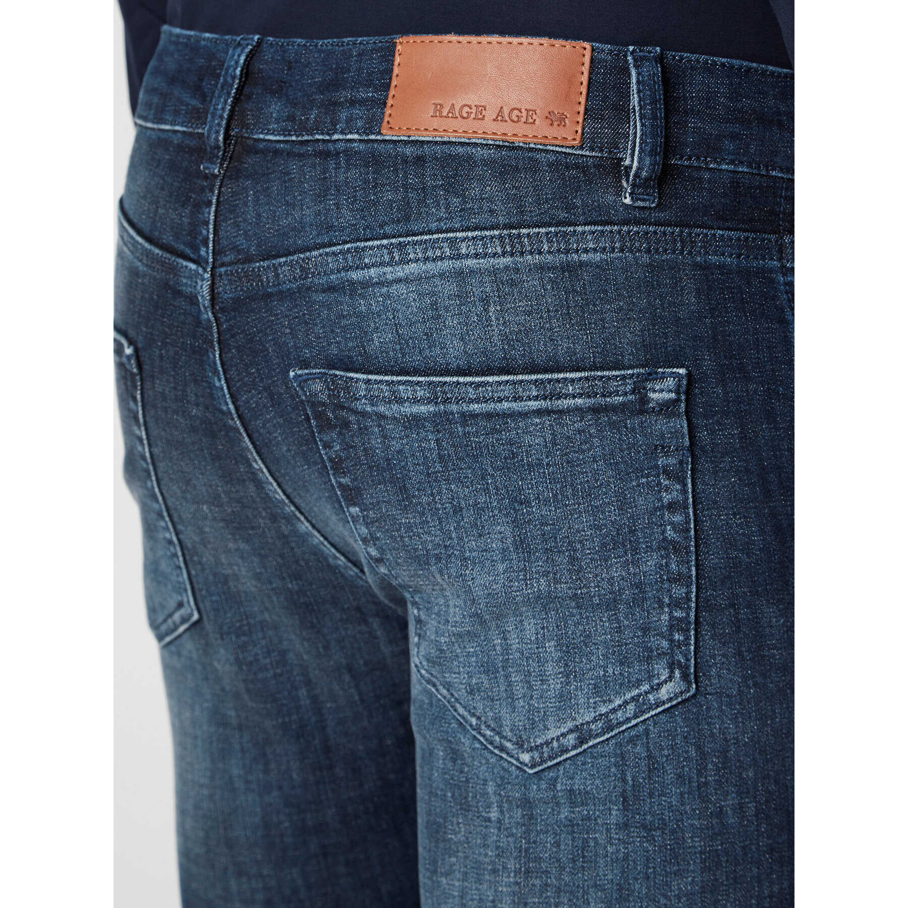 Rage Age Jeans hlače Fastrun Mornarsko modra Slim Fit - Pepit.si