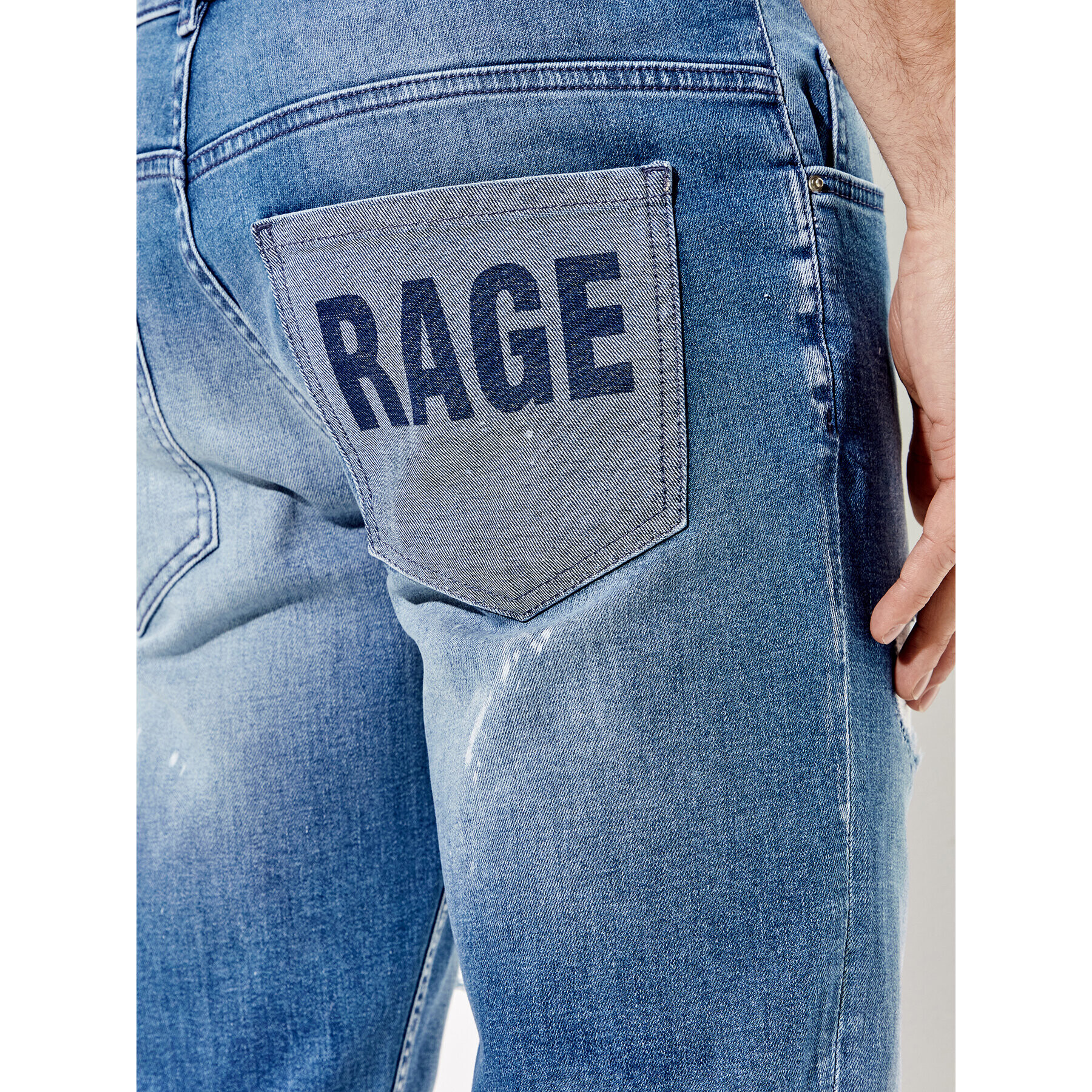 Rage Age Jeans hlače Hector Modra Slim Fit - Pepit.si