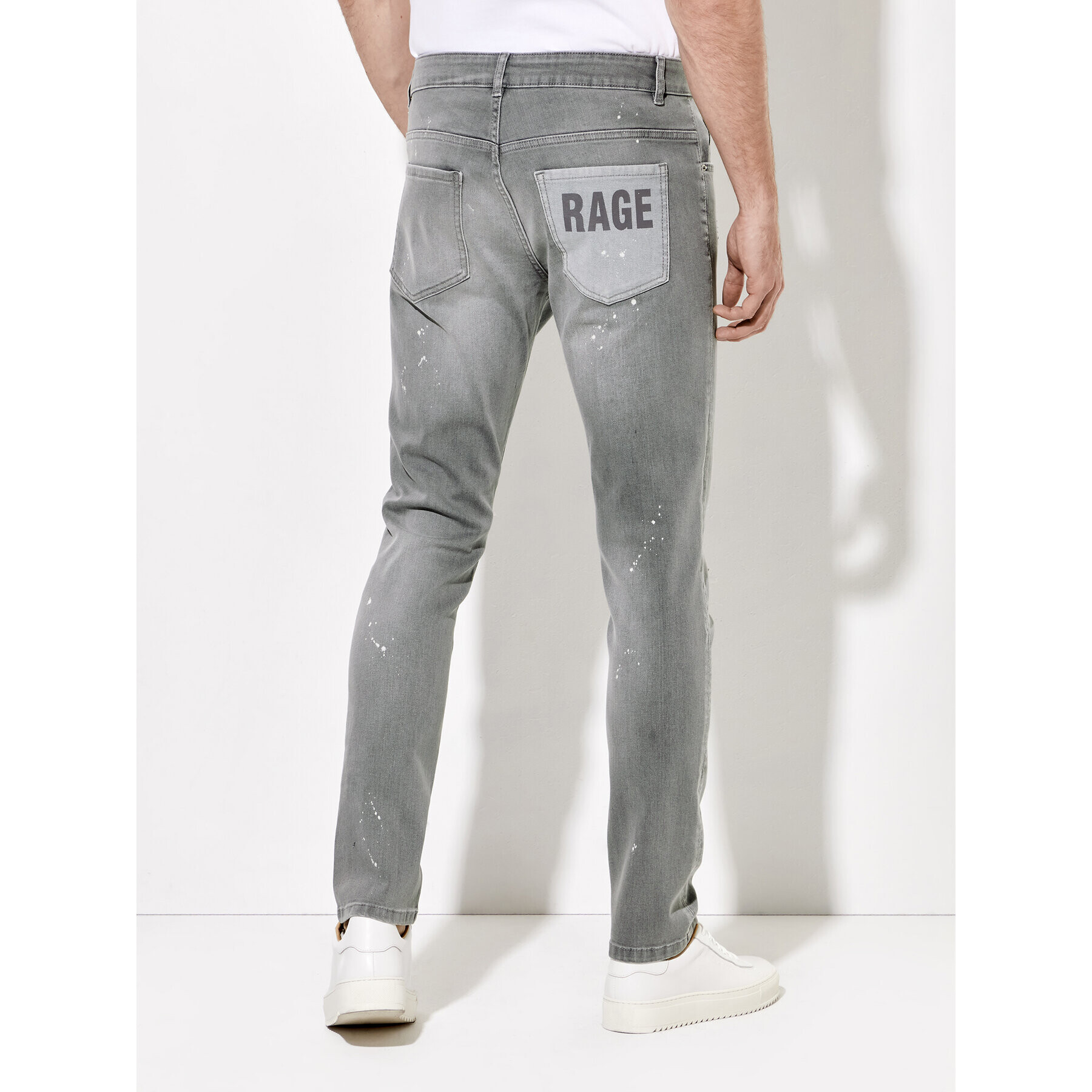 Rage Age Jeans hlače Hector Siva Slim Fit - Pepit.si