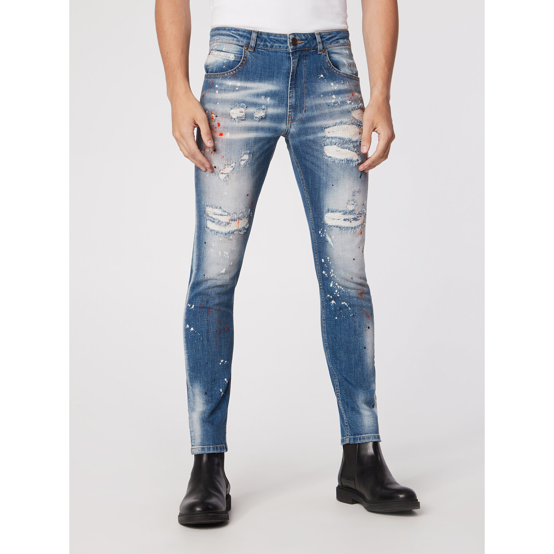 Rage Age Jeans hlače Hector2 Modra Slim Fit - Pepit.si